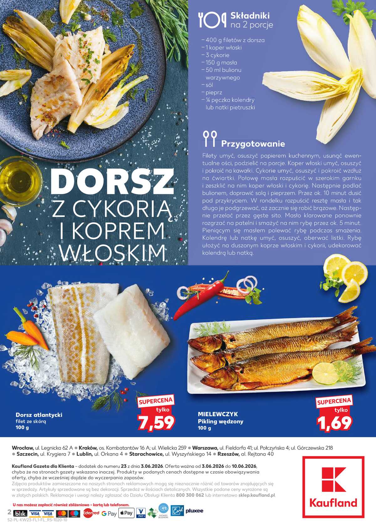 Leták Kaufland Polsko 3.6.-10.6.2026 - Ryby z našeho pultu strana 2