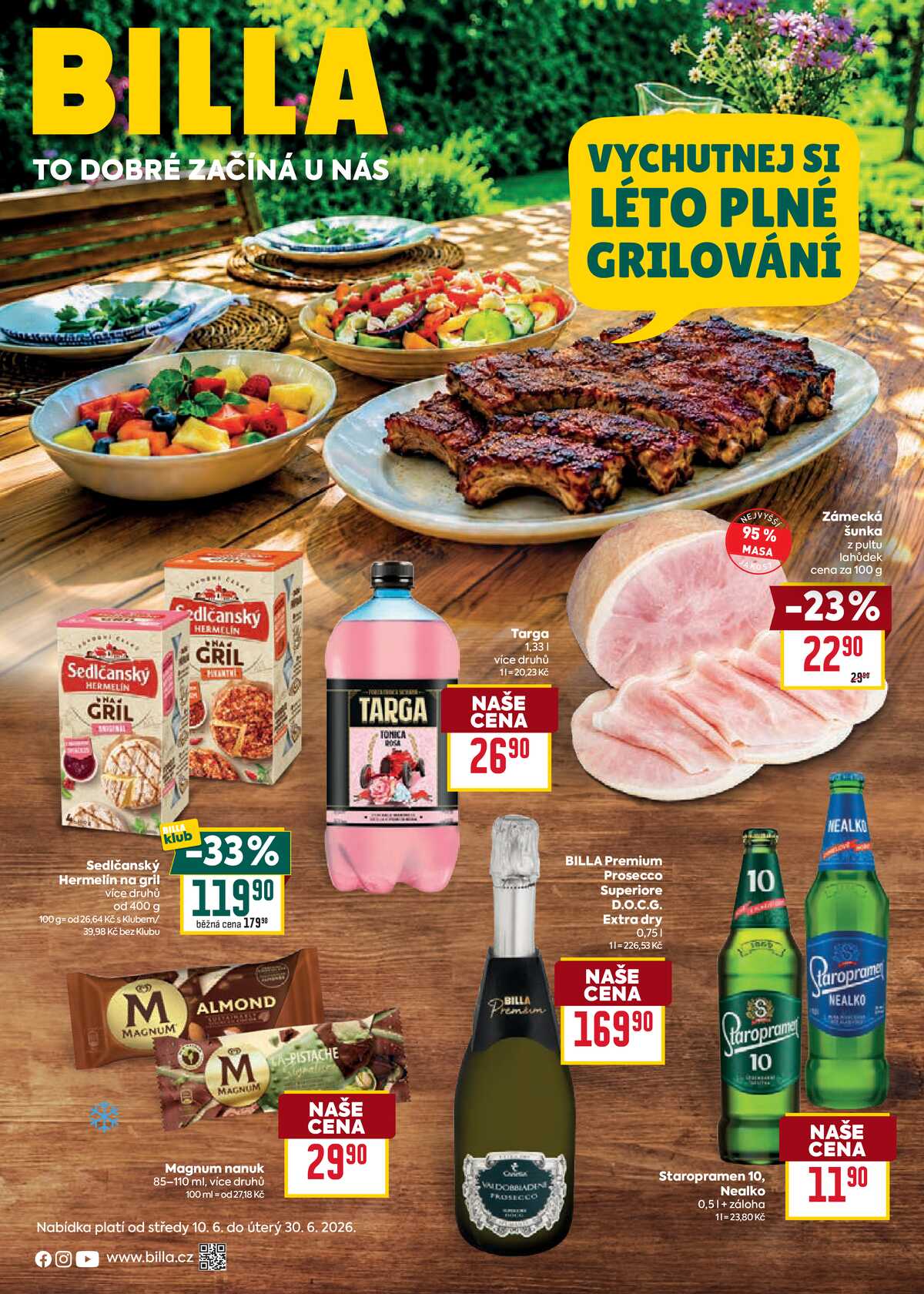 Billa katalog Léto od 10.6. do 30.6.2026 strana 1
