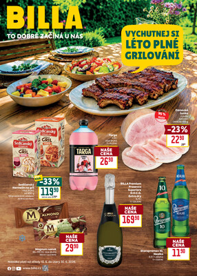 Billa katalog Léto od 10.6. do 30.6.2026