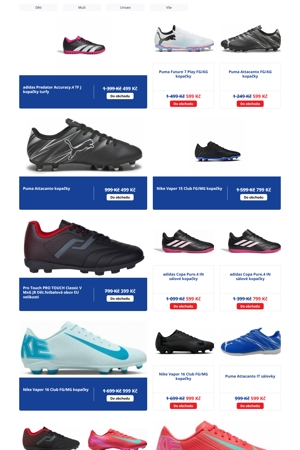 Intersport Kopačky a míče - 3. 6. 2026