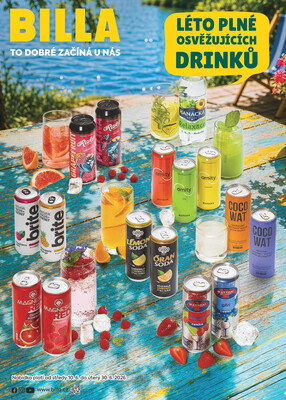 Leták Billa katalog Drink od 10.6. do 30.6.2026