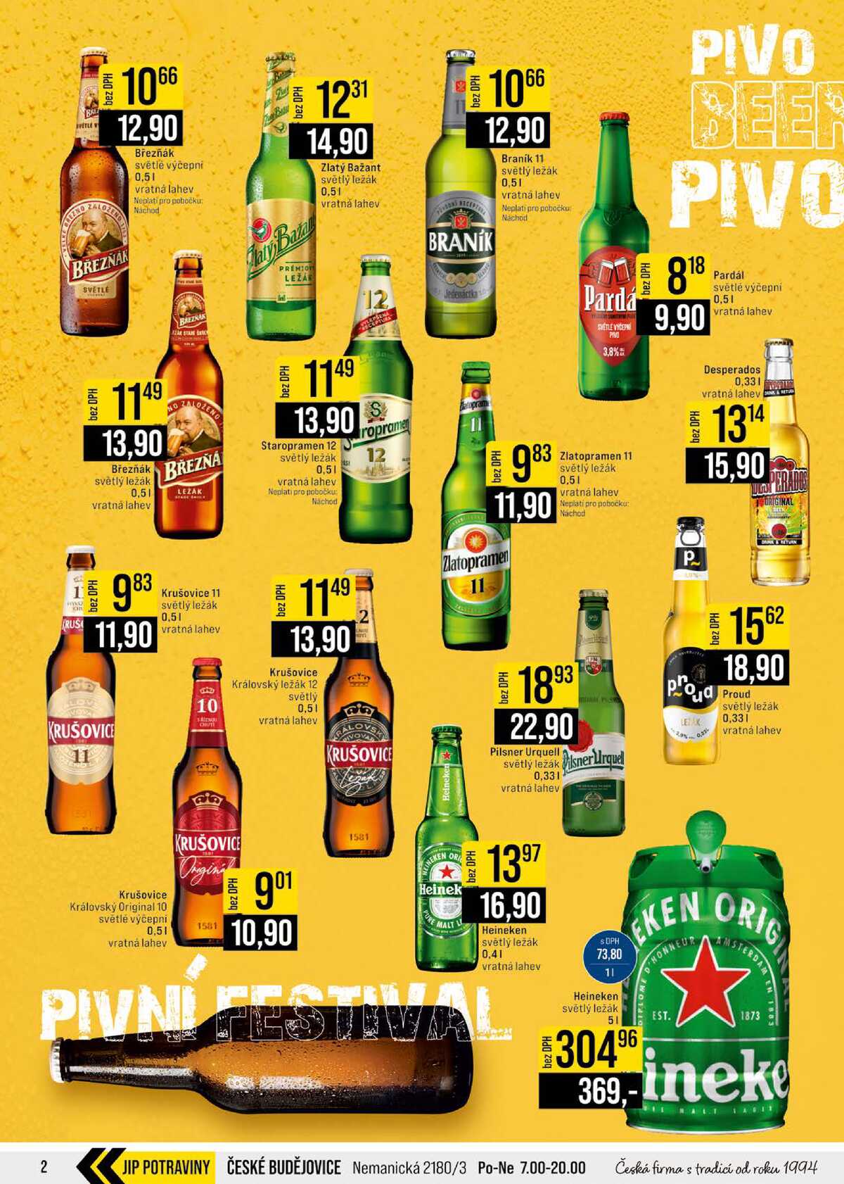 JIP Cash & Carry České Budějovice, Most, Náchod, Polička, Sušice a Svoboda nad Úpou od 3.6. do 9.6.2026 strana 2