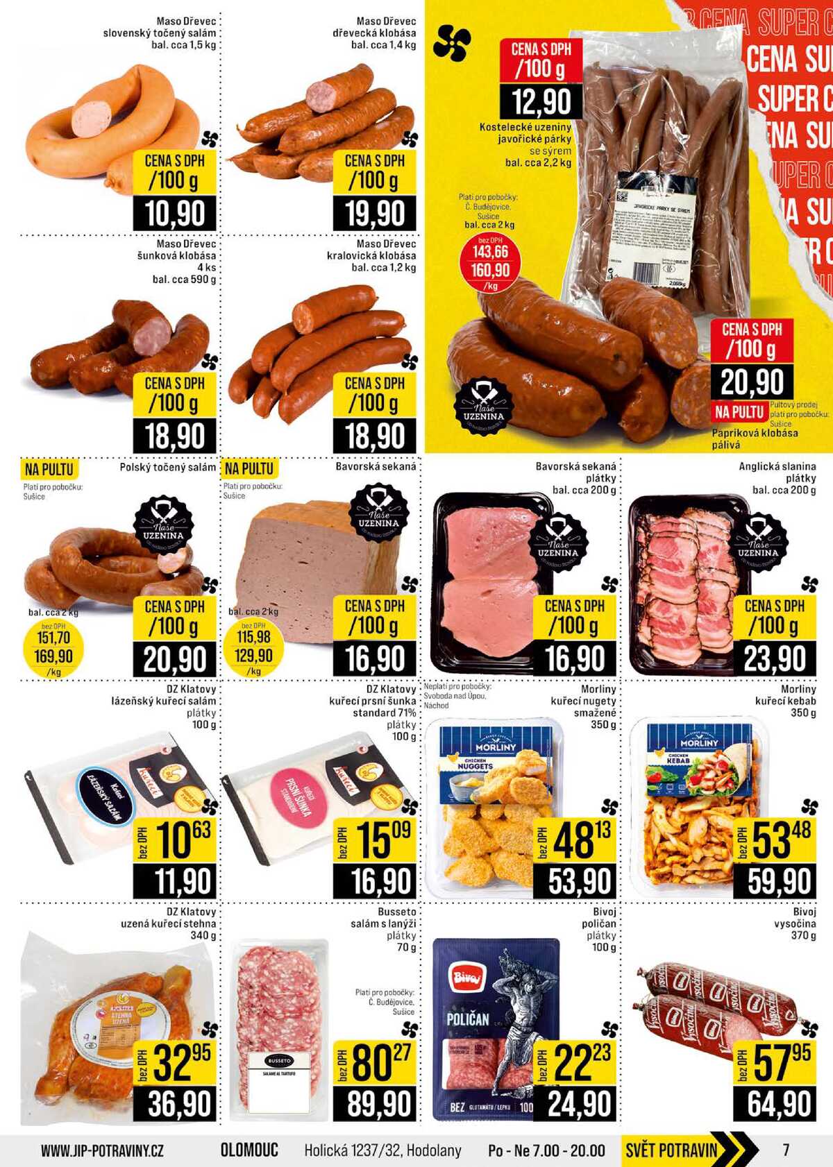 JIP Cash & Carry České Budějovice, Most, Náchod, Polička, Sušice a Svoboda nad Úpou od 3.6. do 9.6.2026 strana 7