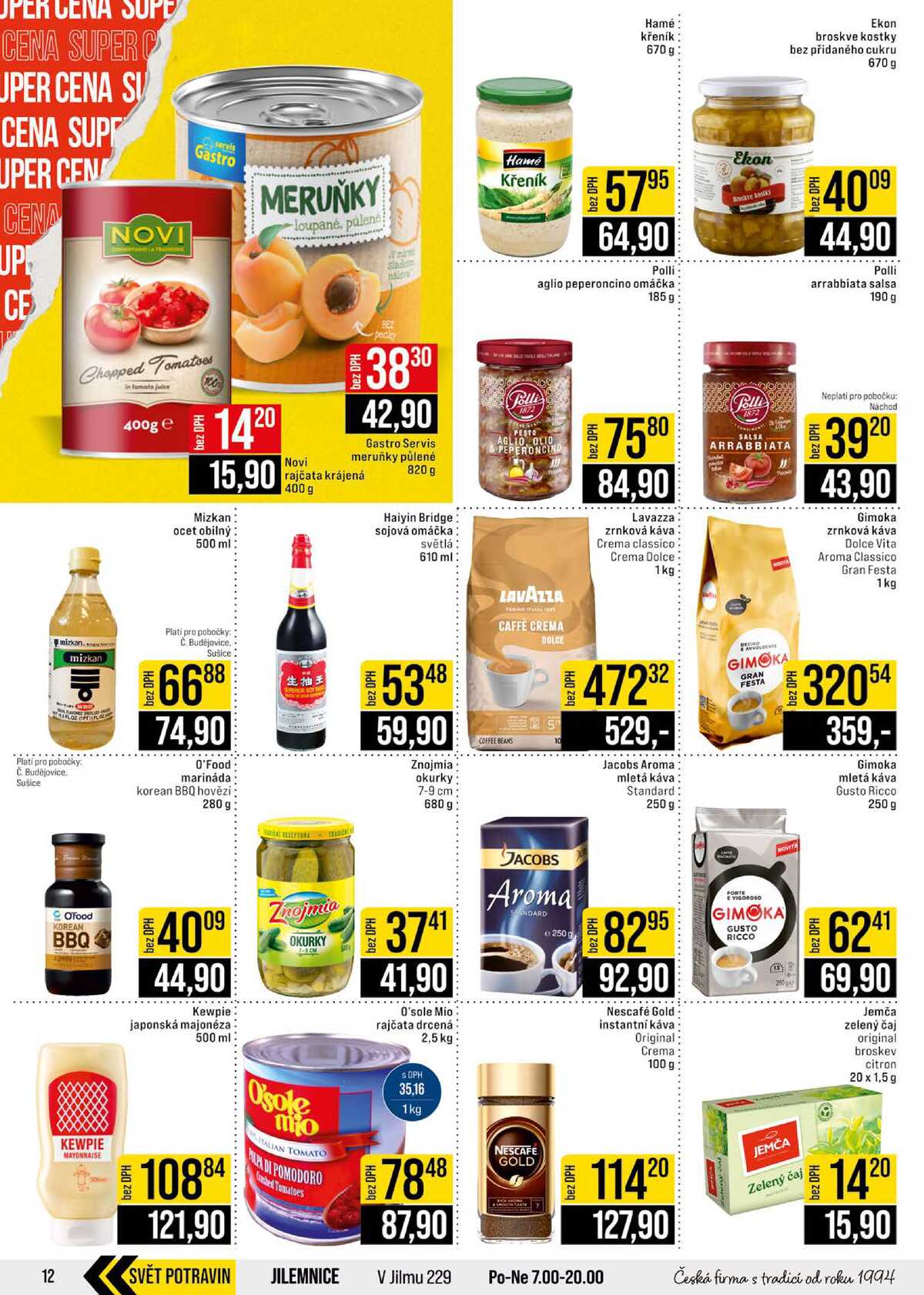 JIP Cash & Carry České Budějovice, Most, Náchod, Polička, Sušice a Svoboda nad Úpou od 3.6. do 9.6.2026 strana 12