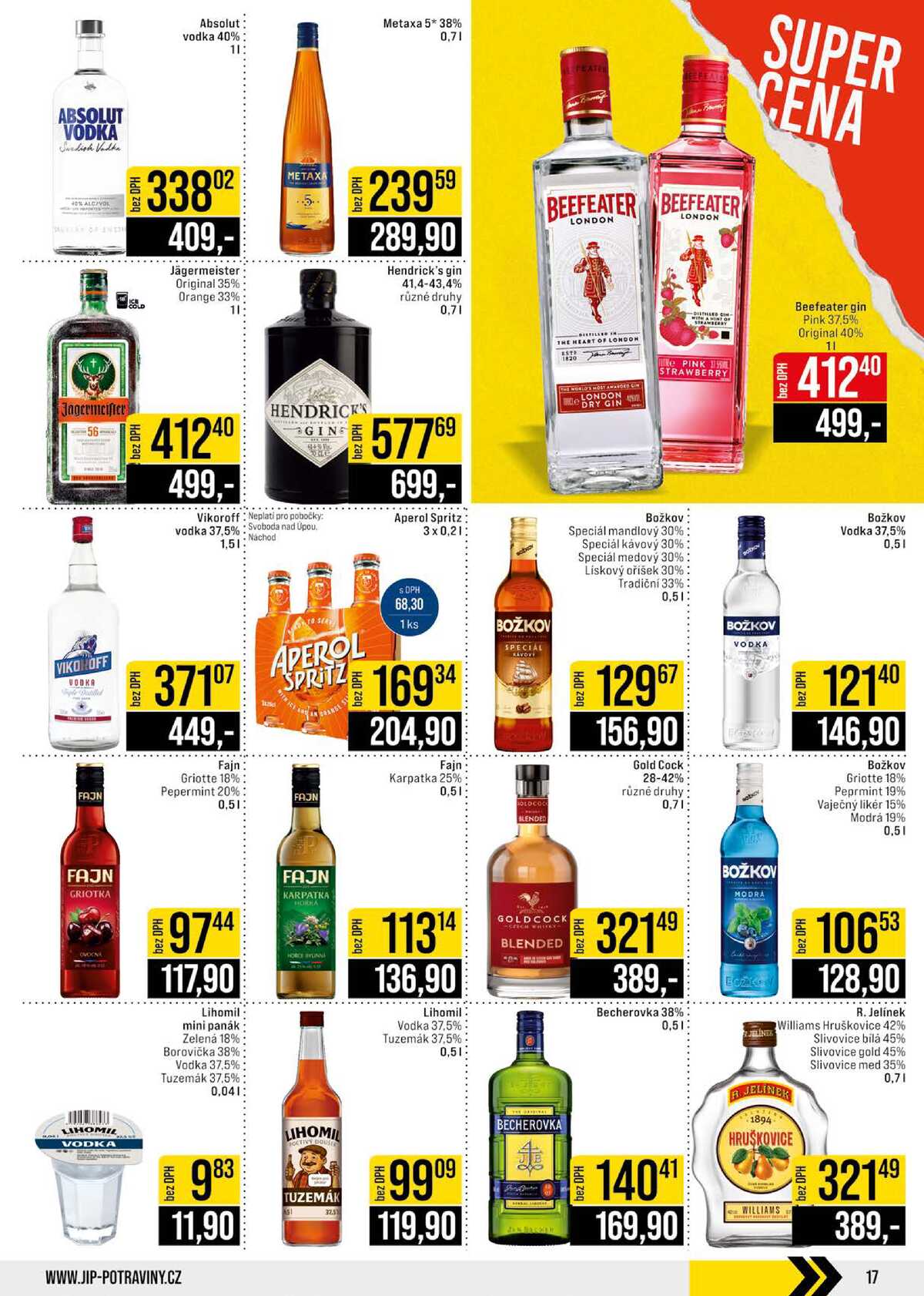 JIP Cash & Carry České Budějovice, Most, Náchod, Polička, Sušice a Svoboda nad Úpou od 3.6. do 9.6.2026 strana 17