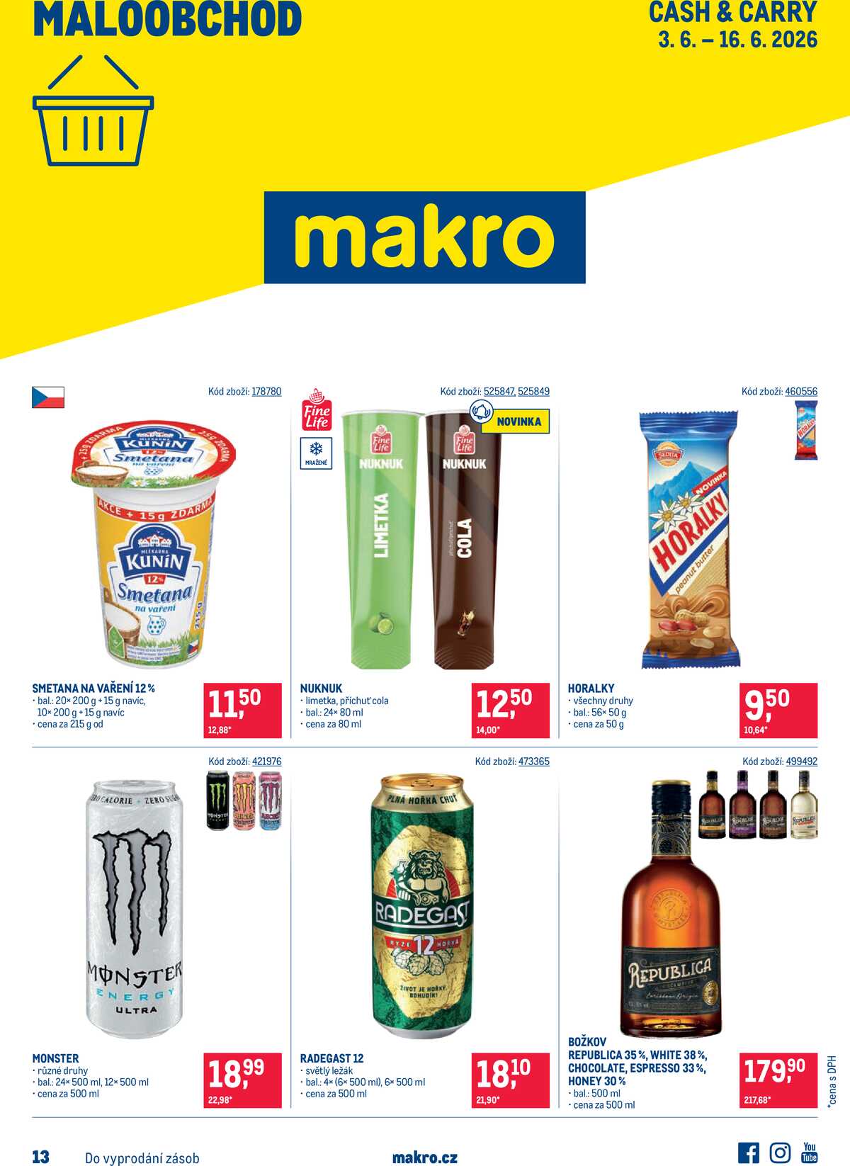 MAKRO Maloobchod od 3.6. do 16.6.2026 strana 1