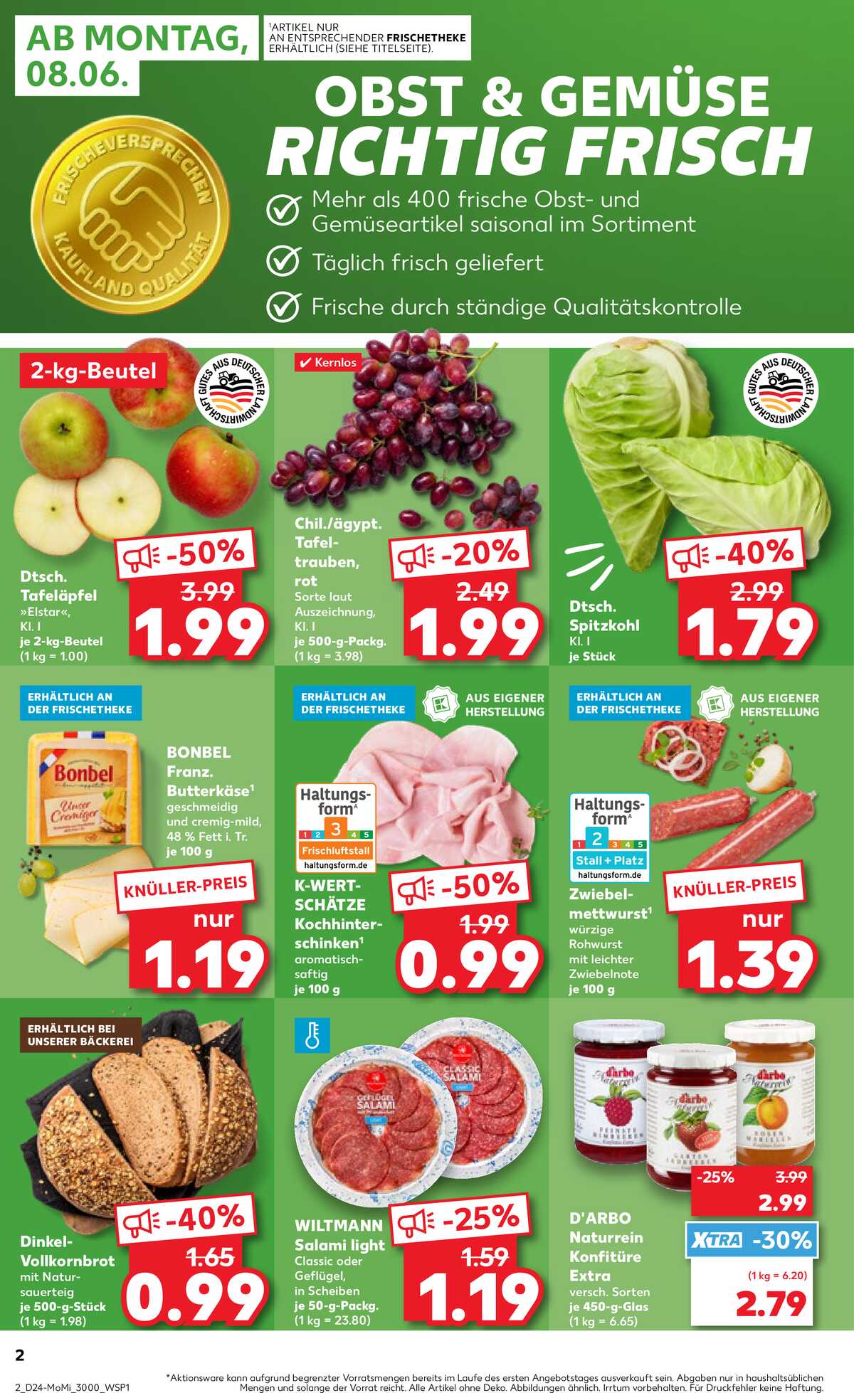 Leták Kaufland Německo 8.6.-10.6.2026 strana 2