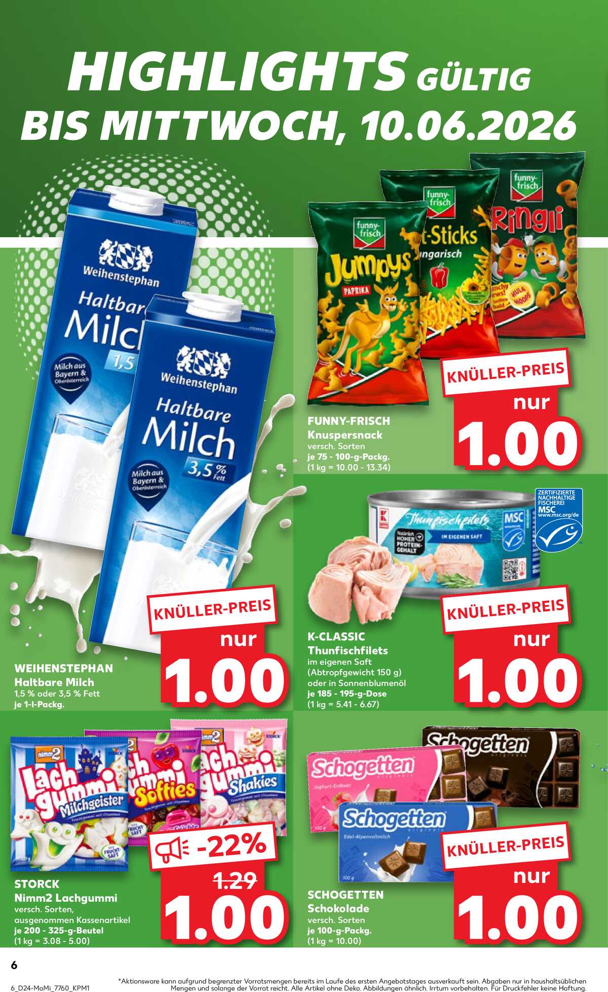 Leták Kaufland Německo 8.6.-10.6.2026 strana 6