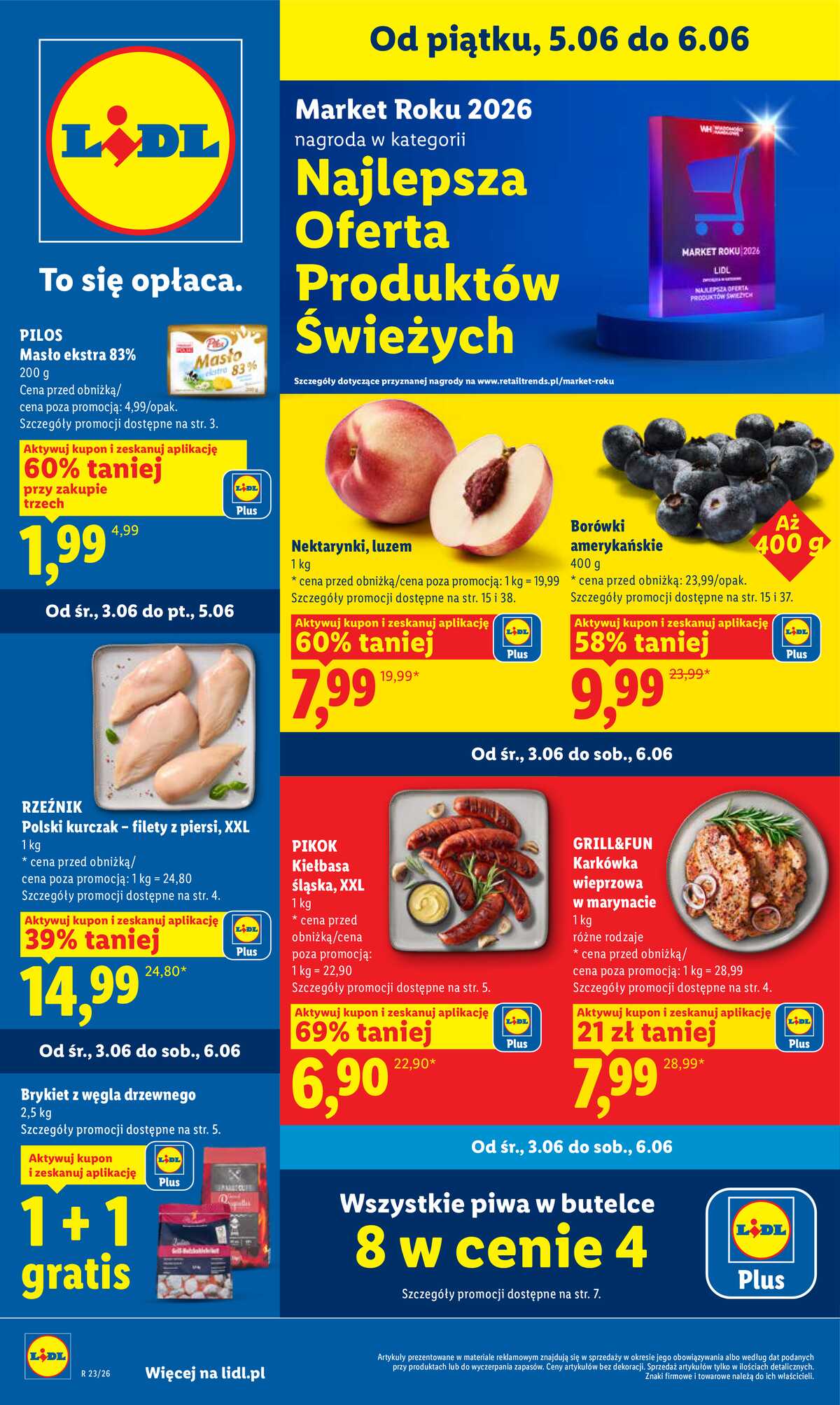 Leták Lidl Polsko 5.6.-6.6.2026 - Zpravodaj platný od 5.06 do 6.06 strana 1