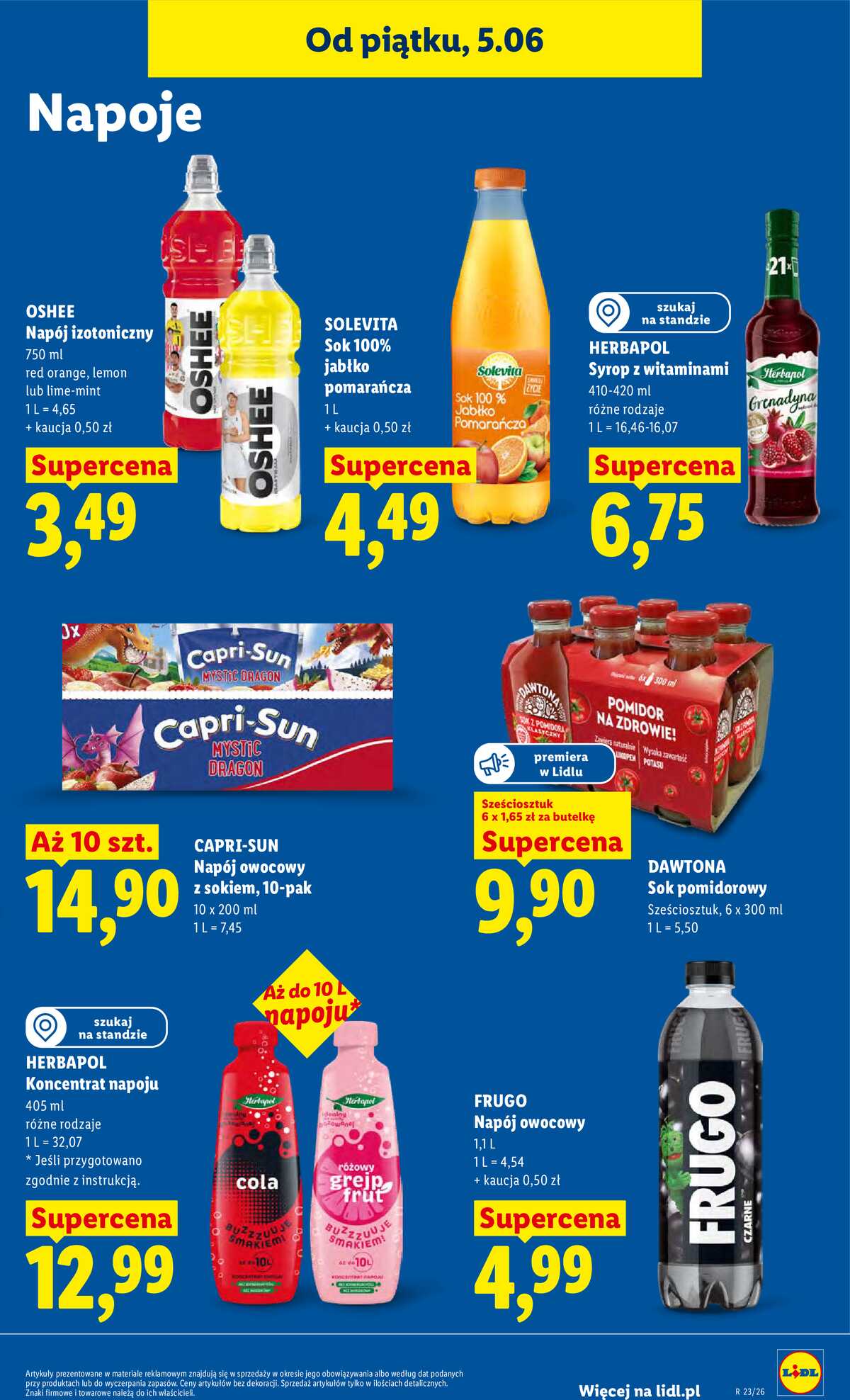 Leták Lidl Polsko 5.6.-6.6.2026 - Zpravodaj platný od 5.06 do 6.06 strana 67