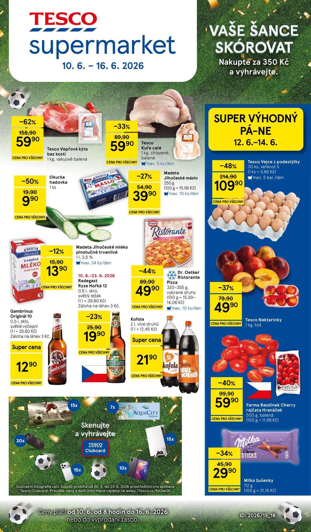 Tesco supermarkety od 10.6. do 16.6.2026 strana 1