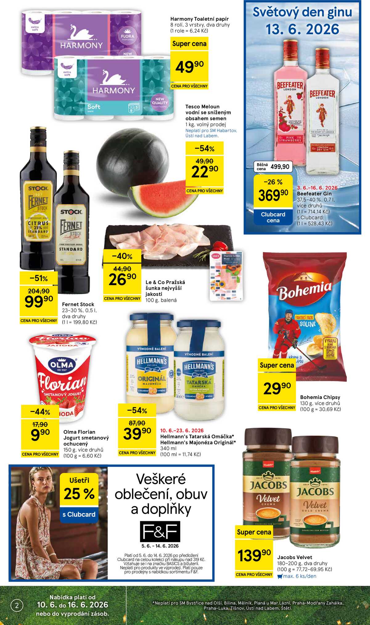 Tesco supermarkety od 10.6. do 16.6.2026 strana 2