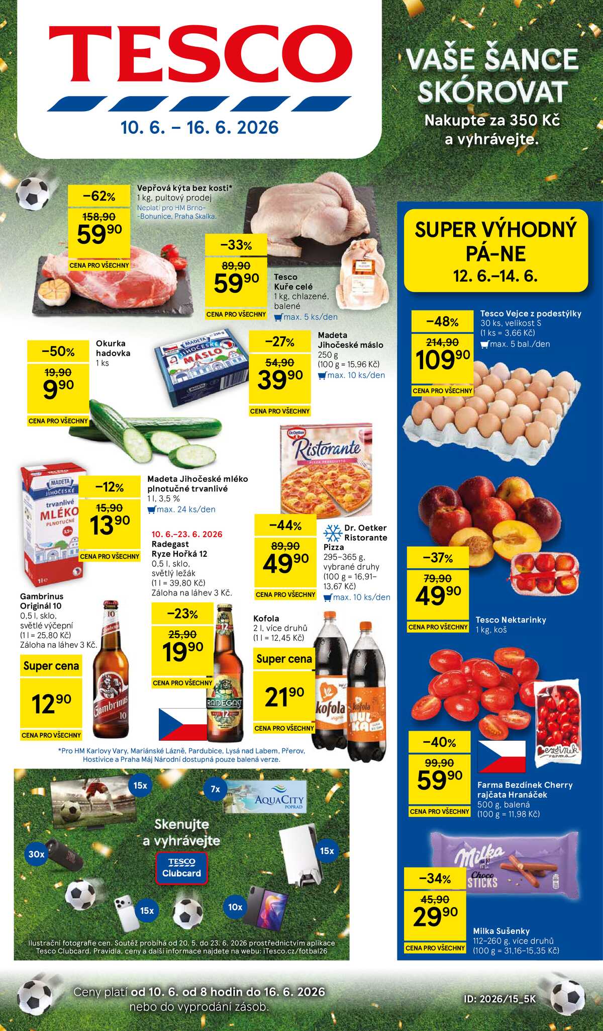 Tesco malé hypermarkety od 10.6. do 16.6.2026 strana 1