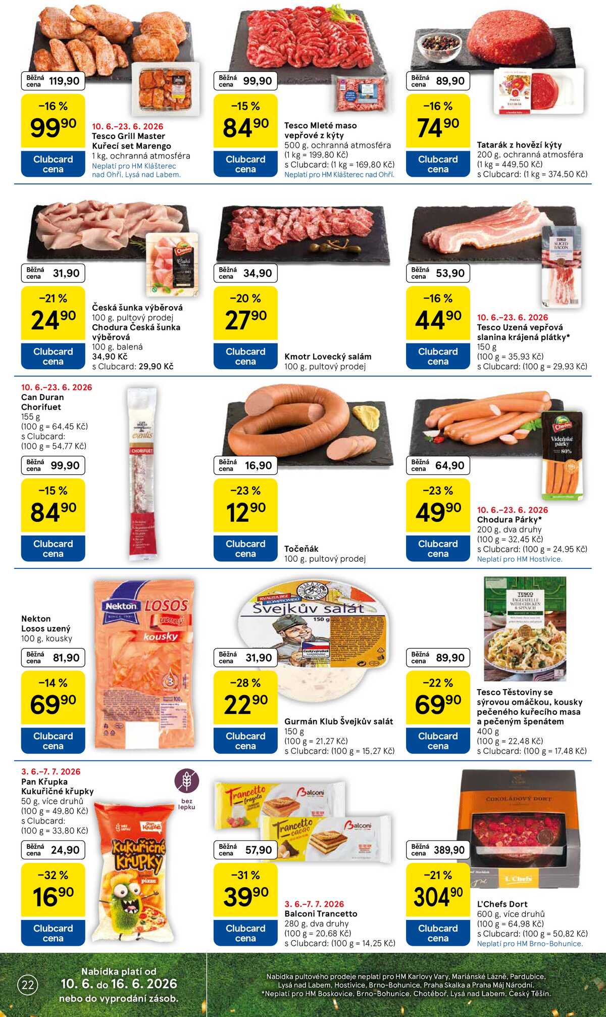 Tesco malé hypermarkety od 10.6. do 16.6.2026 strana 22