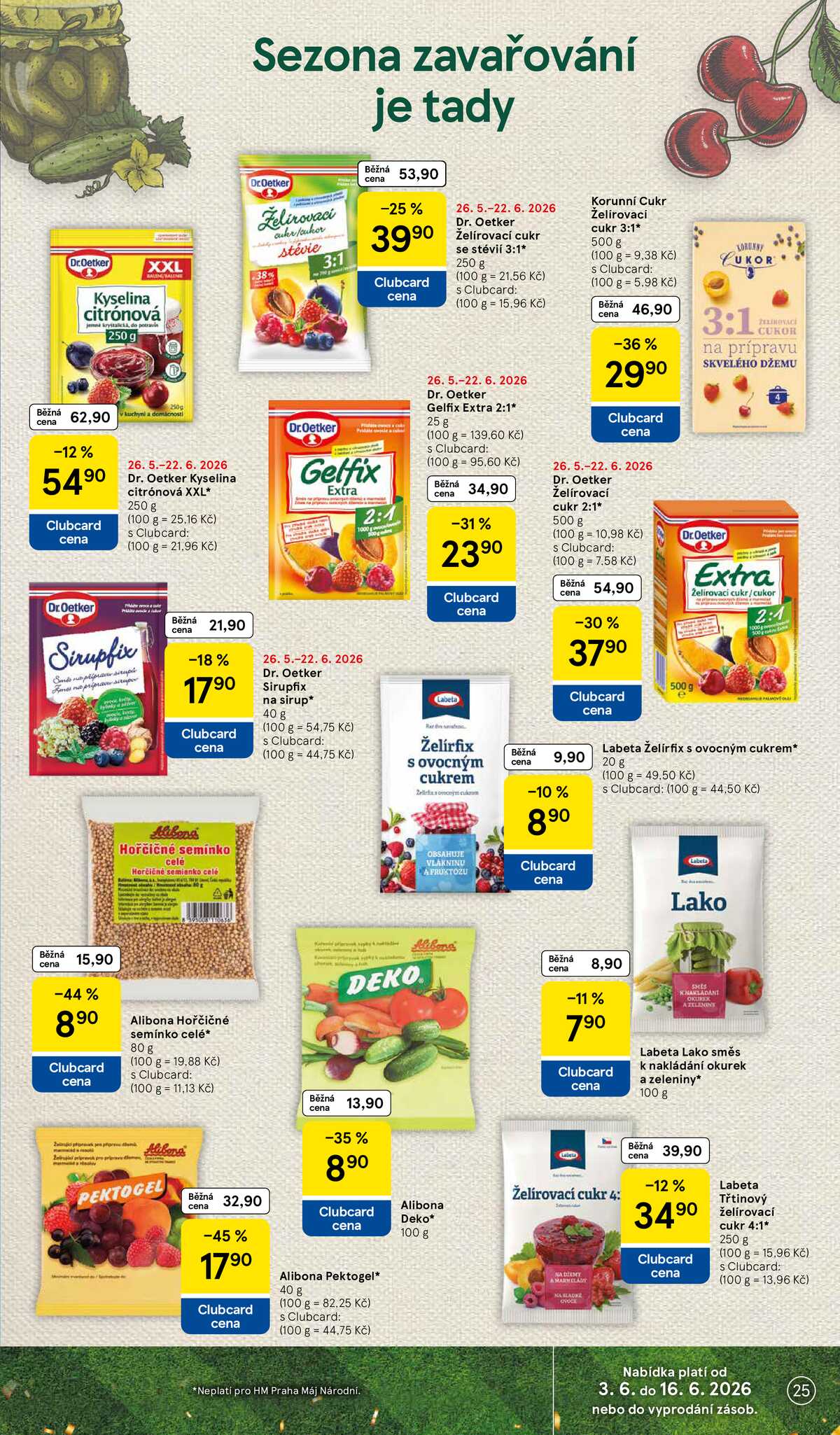 Tesco malé hypermarkety od 10.6. do 16.6.2026 strana 25