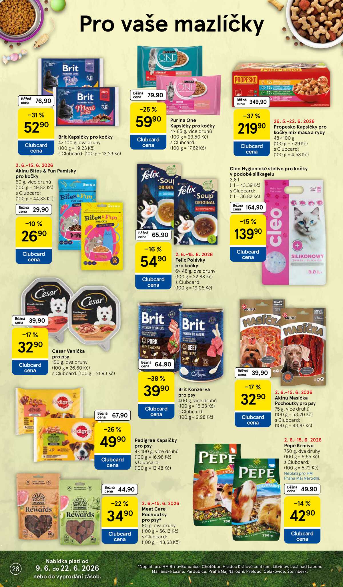 Tesco malé hypermarkety od 10.6. do 16.6.2026 strana 28