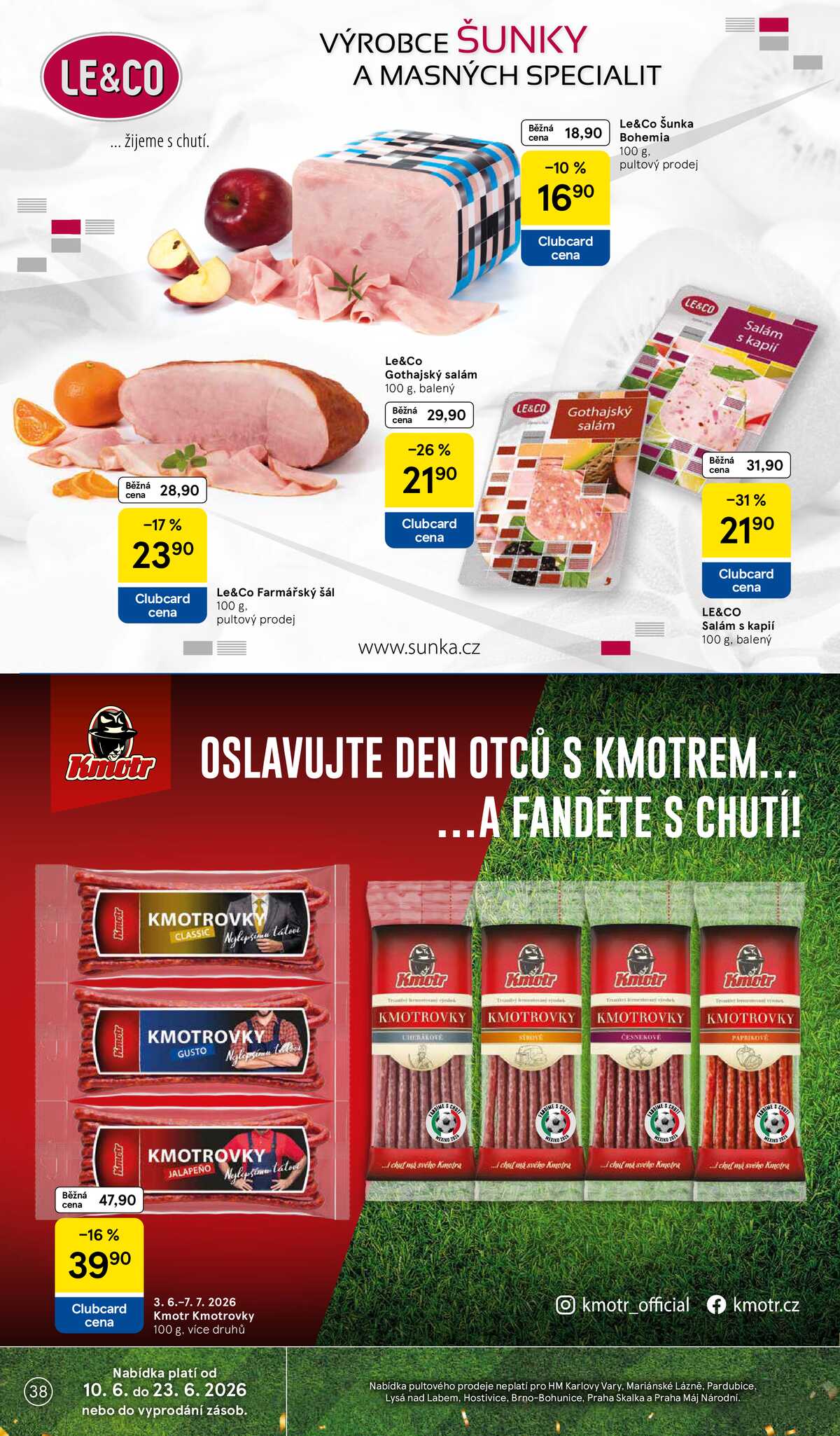 Tesco malé hypermarkety od 10.6. do 16.6.2026 strana 38