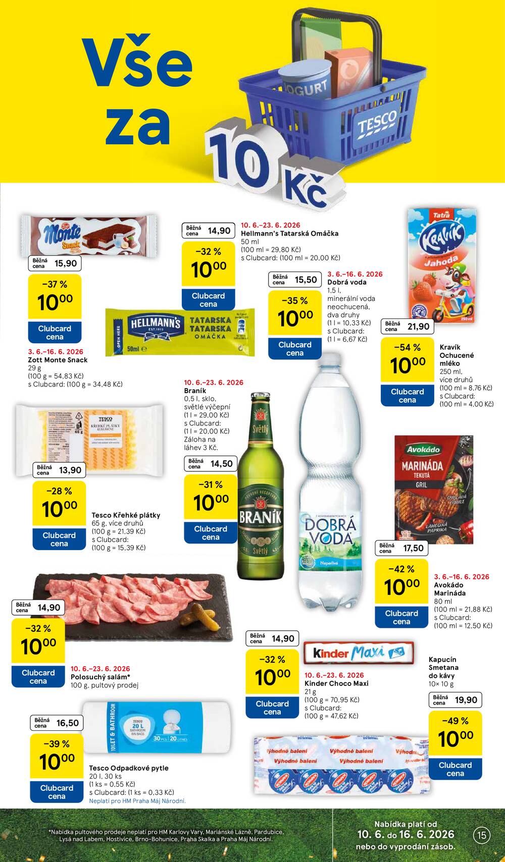 Tesco malé hypermarkety od 10.6. do 16.6.2026