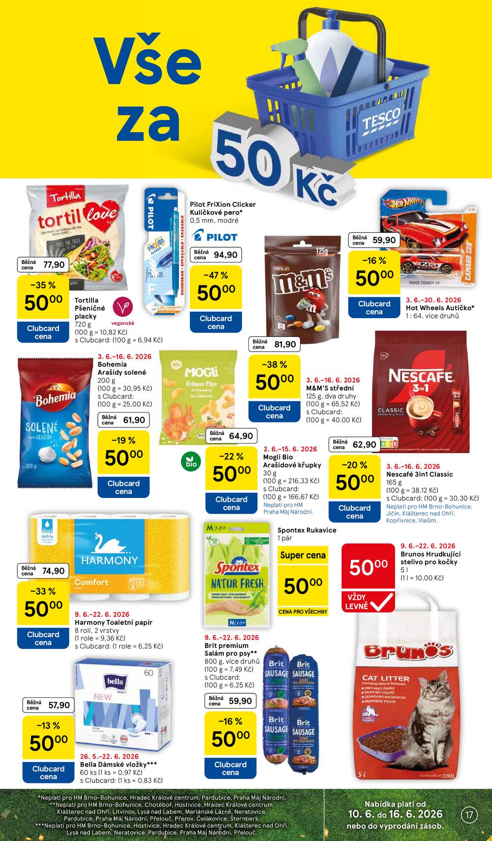 Tesco malé hypermarkety od 10.6. do 16.6.2026