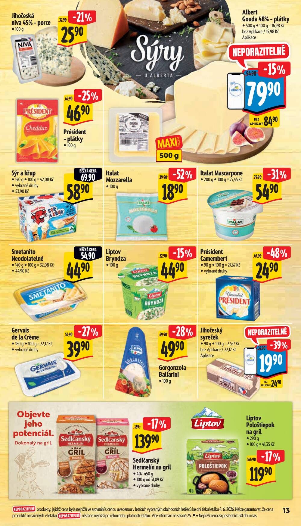 Albert Supermarket Jihomoravský od 10.6. do 16.6.2026