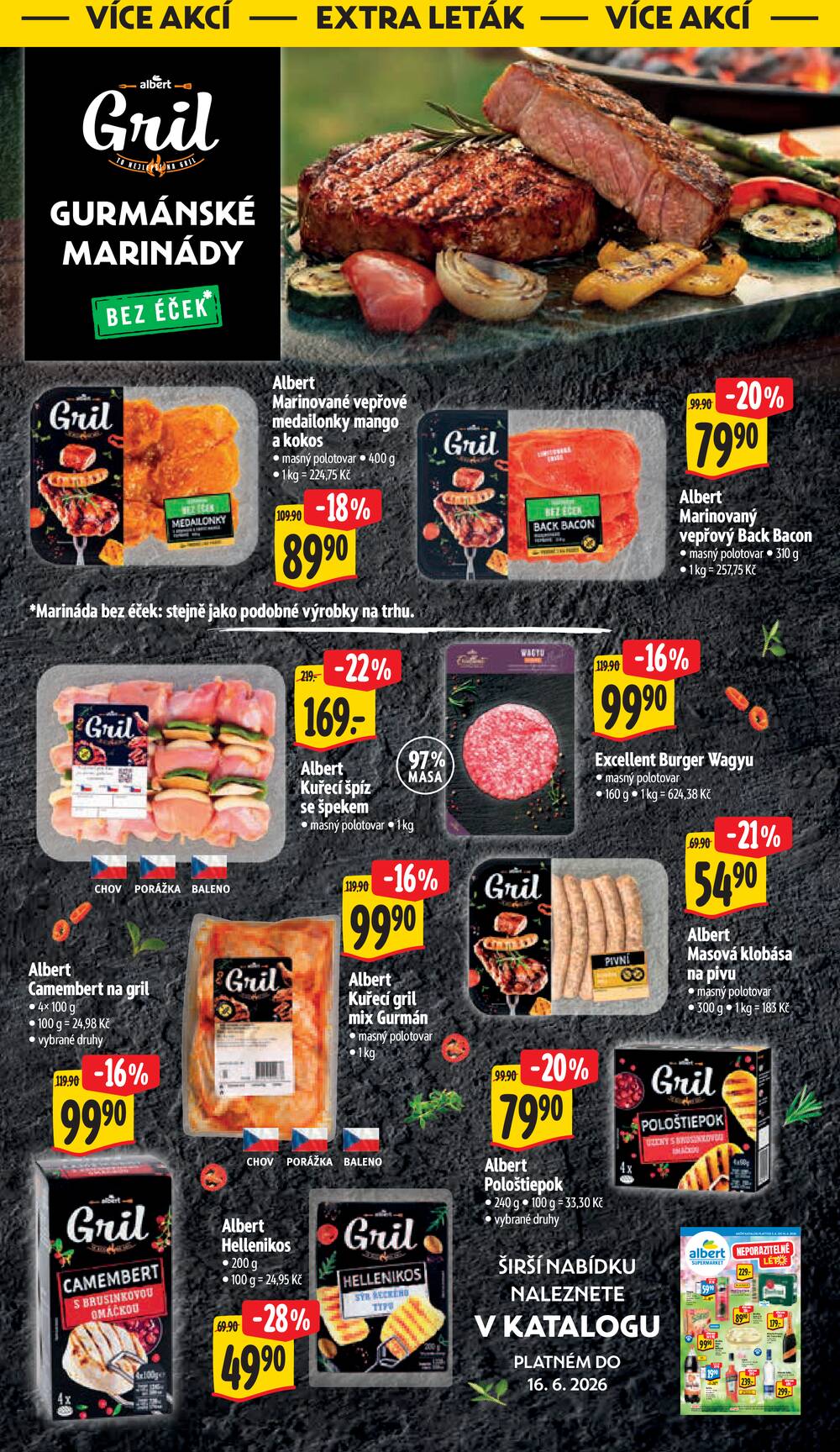 Albert Supermarket Jihomoravský od 10.6. do 16.6.2026