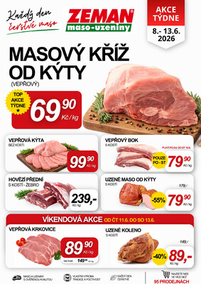 ZEMAN maso-uzeniny letáky