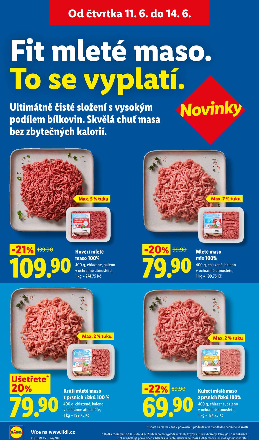 Lidl Čtvrtek od 11.6. do 14.6.2026