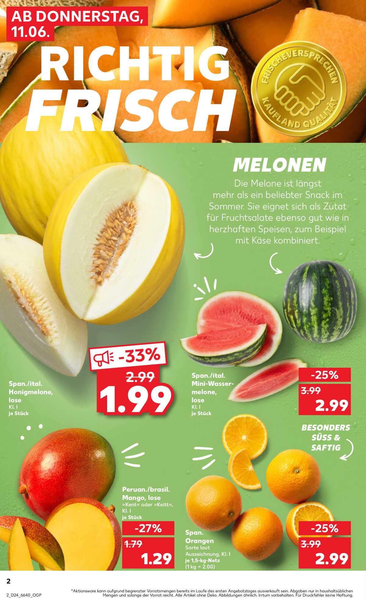 Leták Kaufland Německo 11.6.-17.6.2026 strana 2