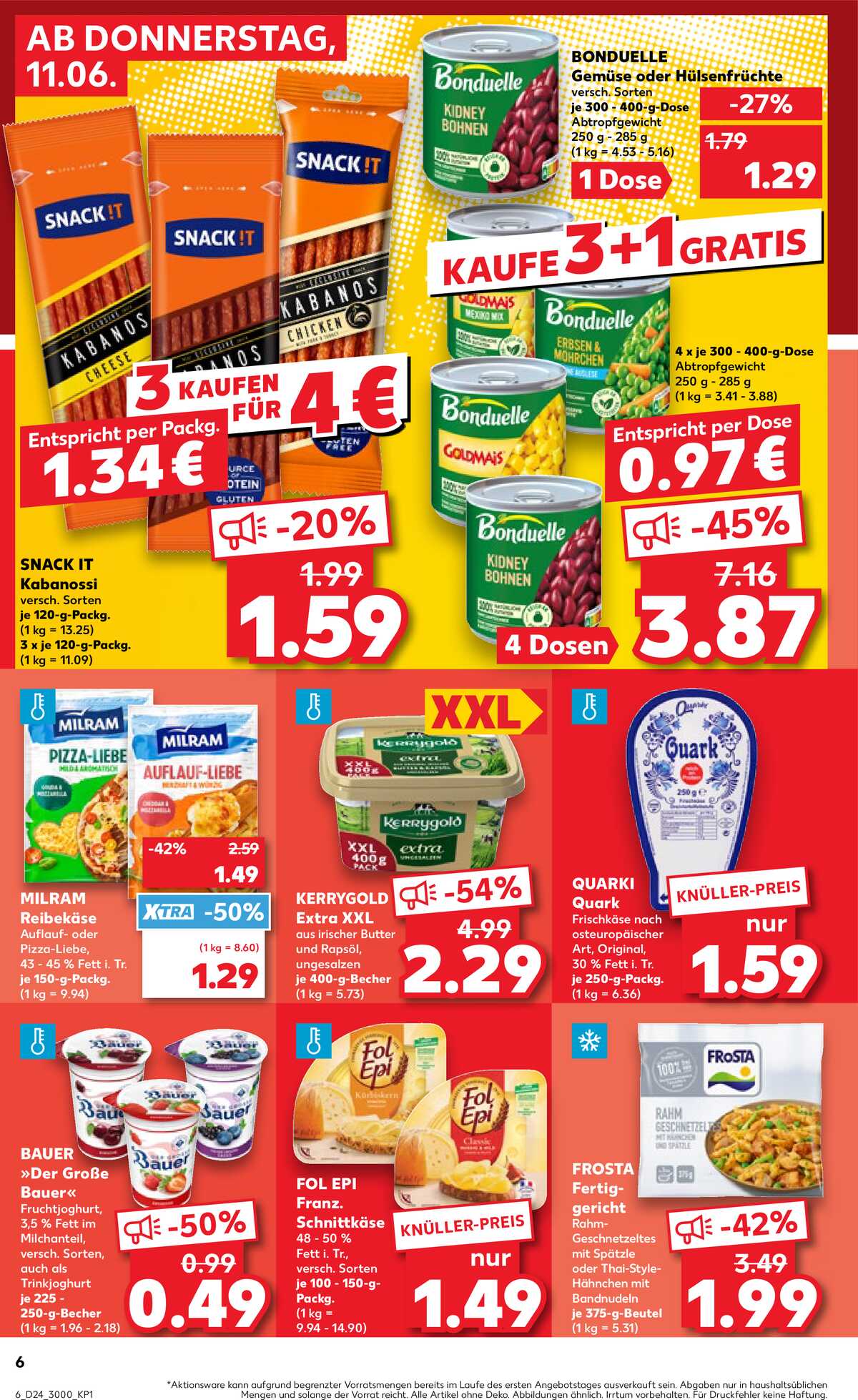 Leták Kaufland Německo 11.6.-17.6.2026 strana 6