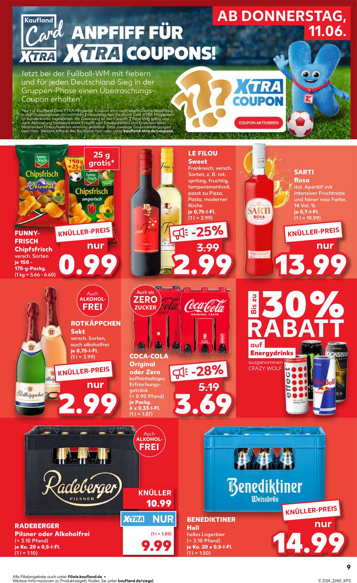 Leták Kaufland Německo 11.6.-17.6.2026 strana 9
