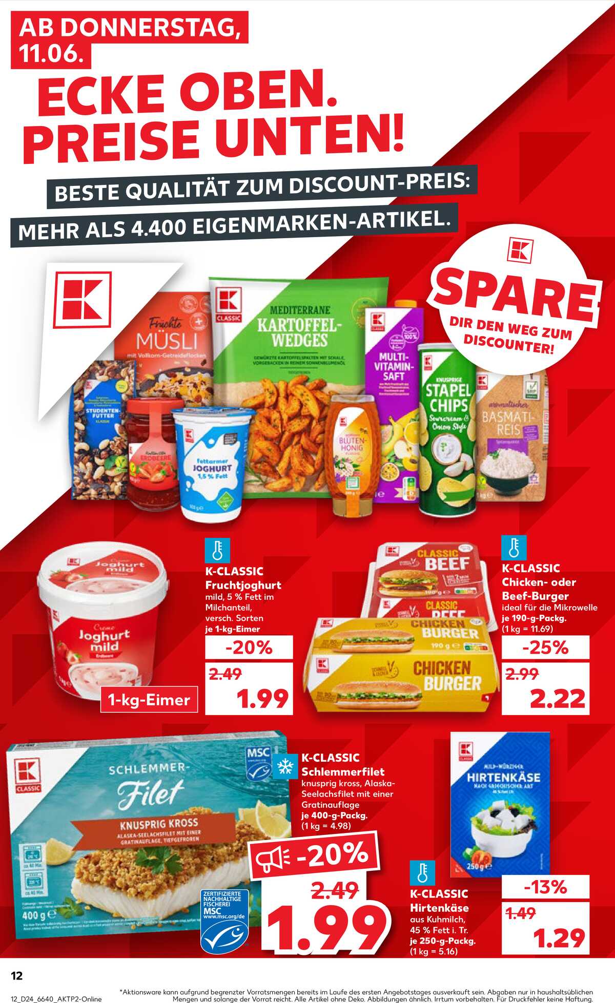 Leták Kaufland Německo 11.6.-17.6.2026 strana 12