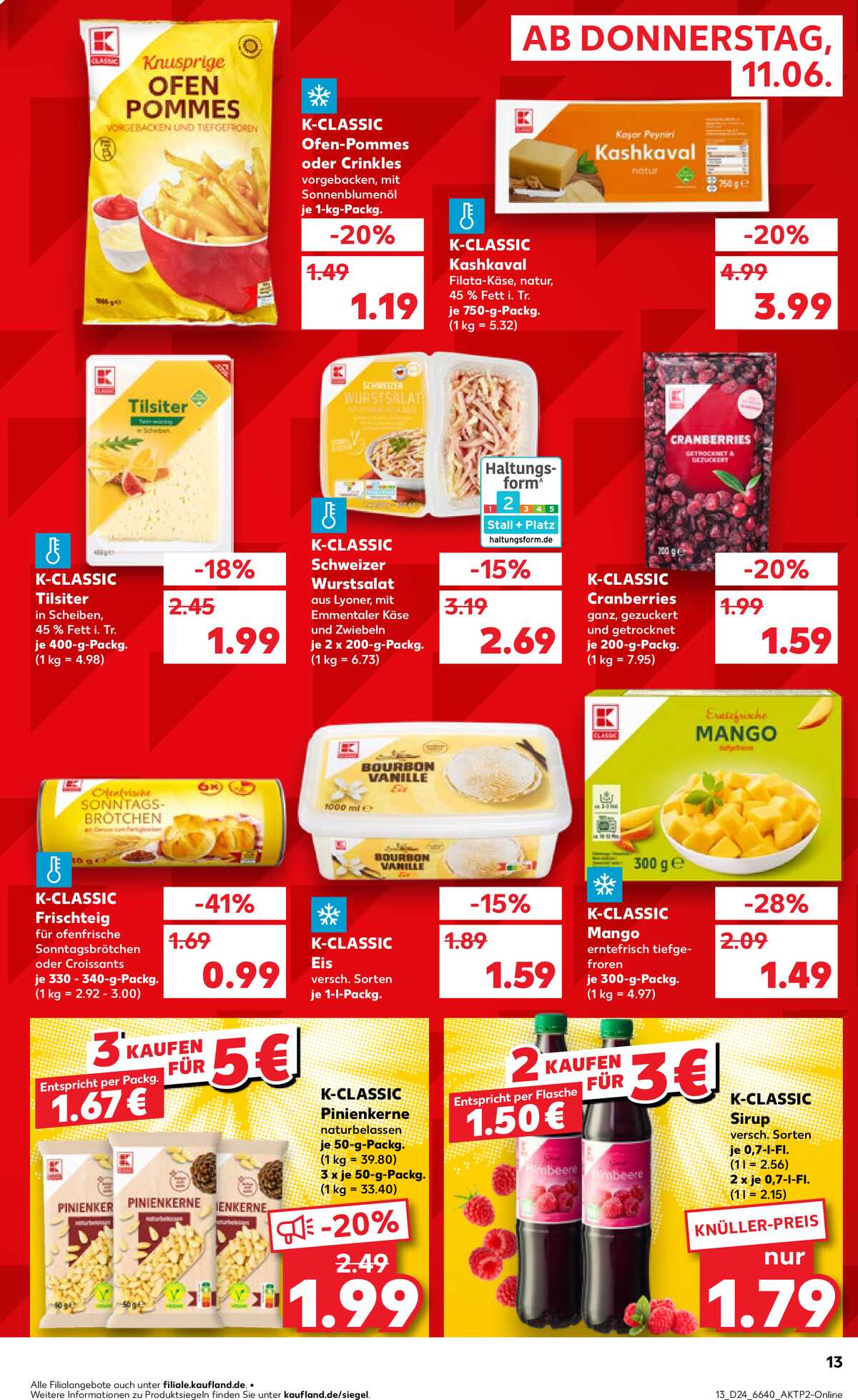Leták Kaufland Německo 11.6.-17.6.2026 strana 13