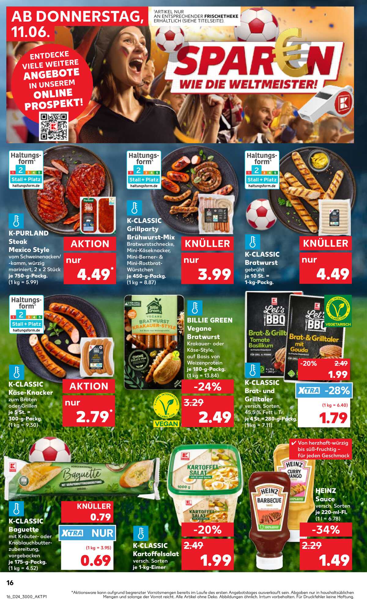 Leták Kaufland Německo 11.6.-17.6.2026 strana 16