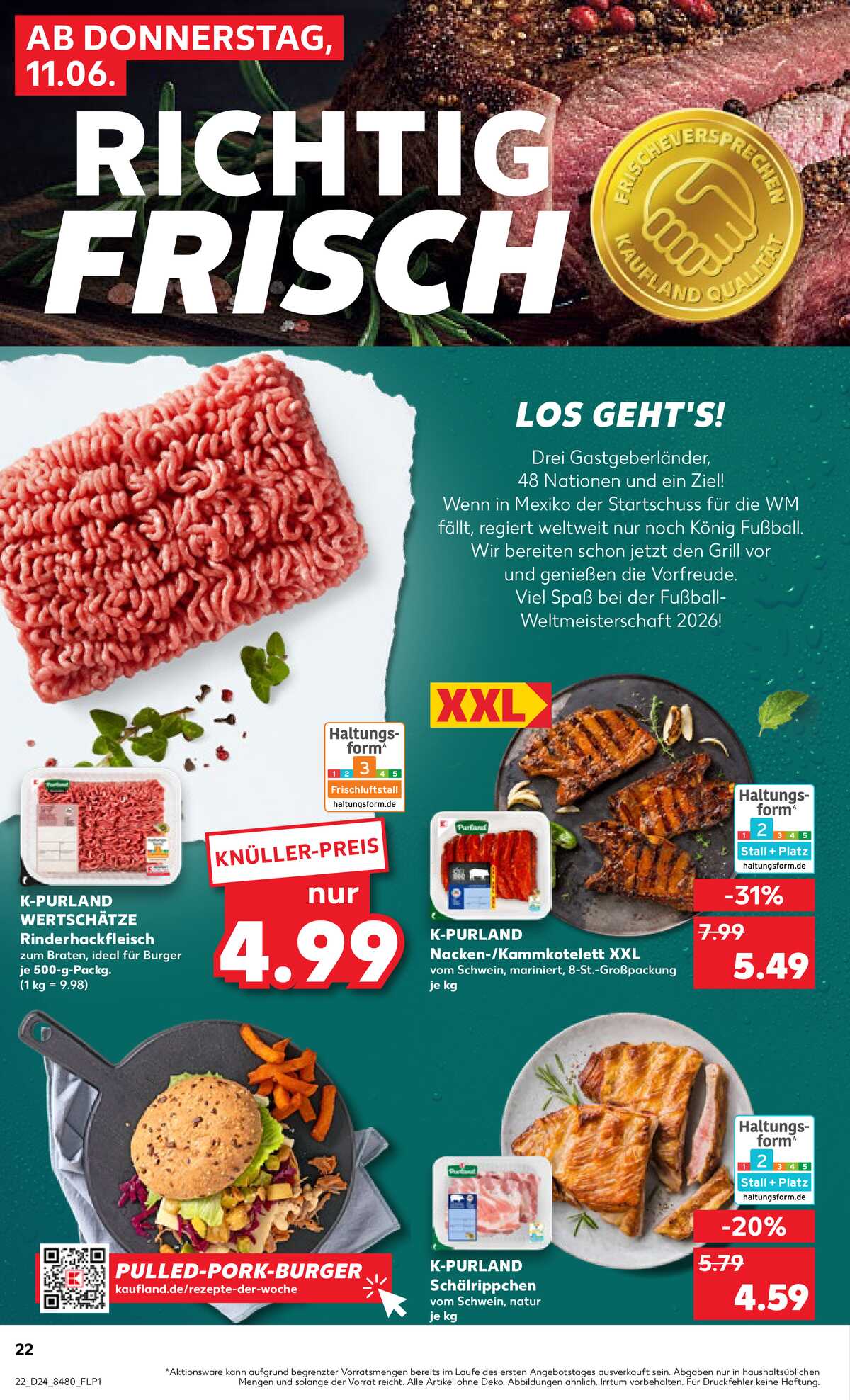 Leták Kaufland Německo 11.6.-17.6.2026 strana 22