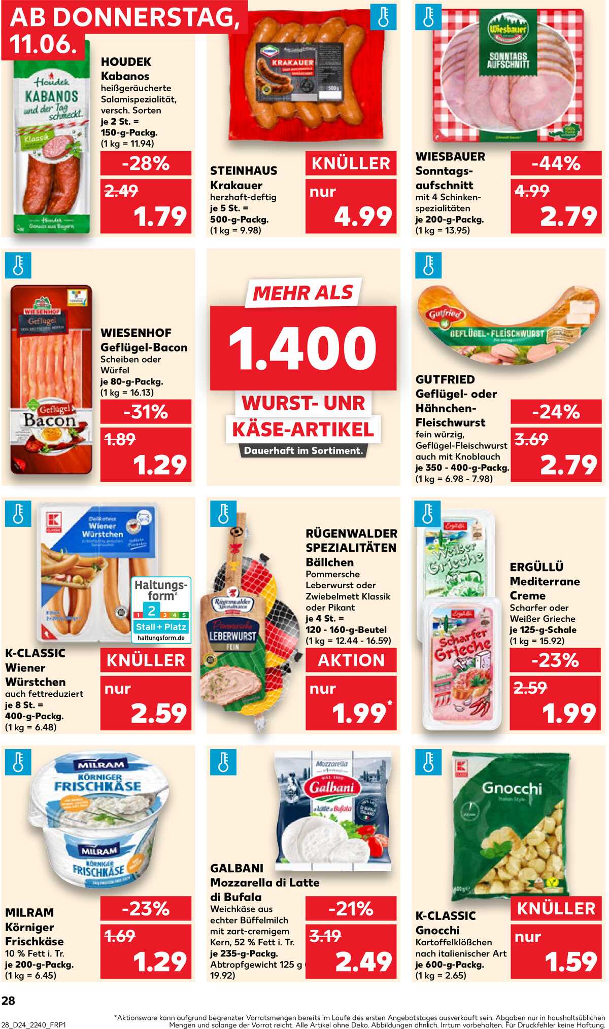 Leták Kaufland Německo 11.6.-17.6.2026 strana 28