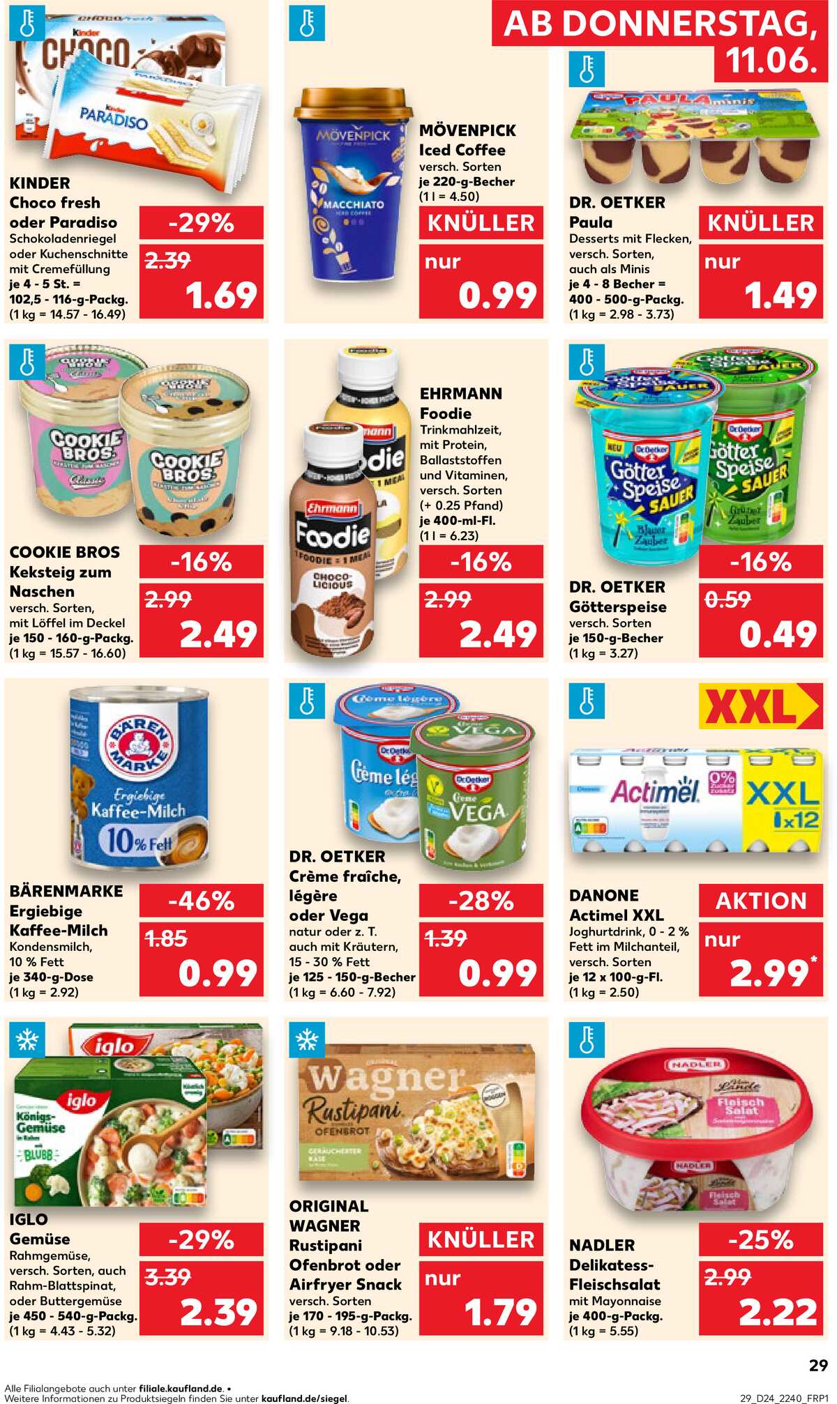 Leták Kaufland Německo 11.6.-17.6.2026 strana 29