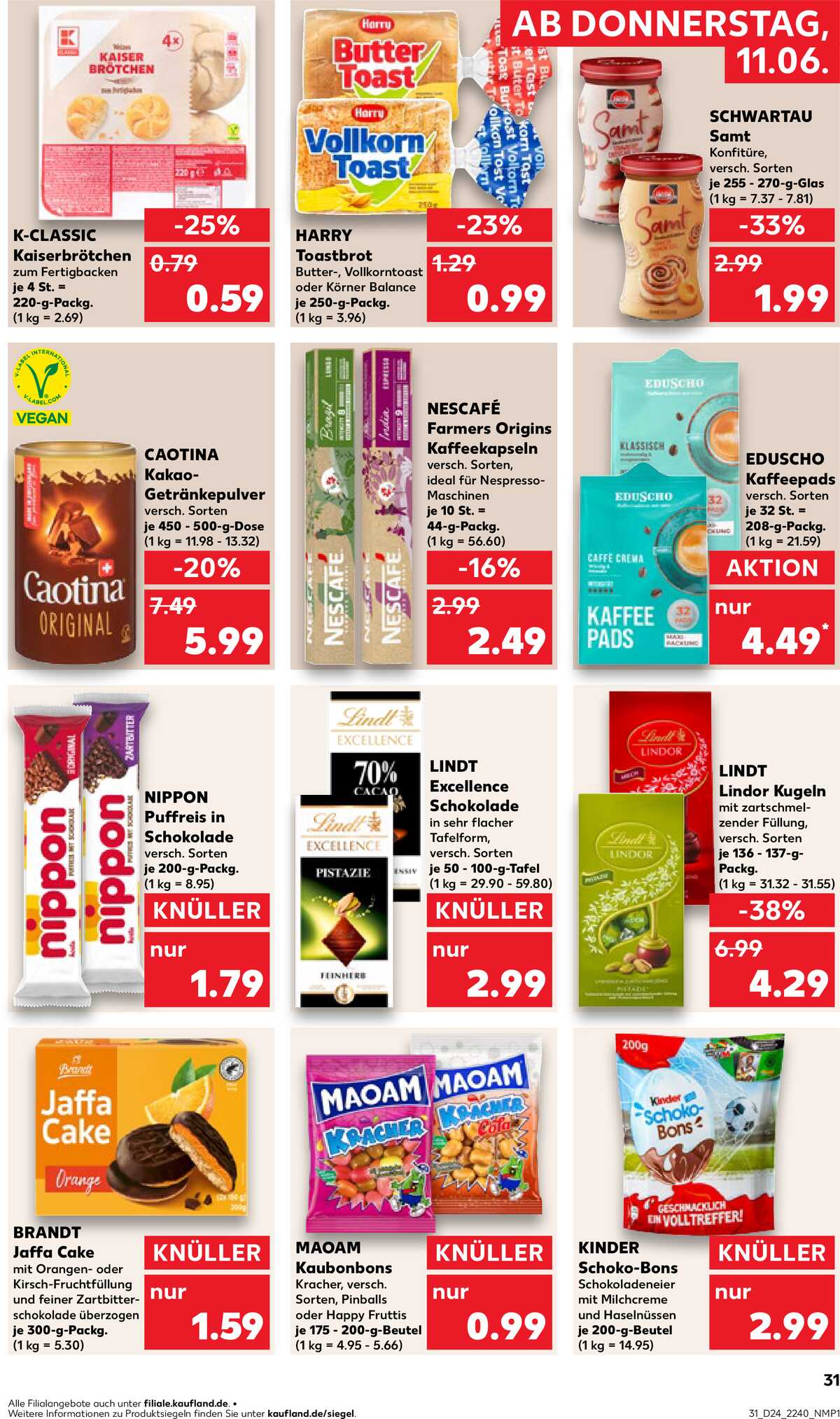 Leták Kaufland Německo 11.6.-17.6.2026 strana 31