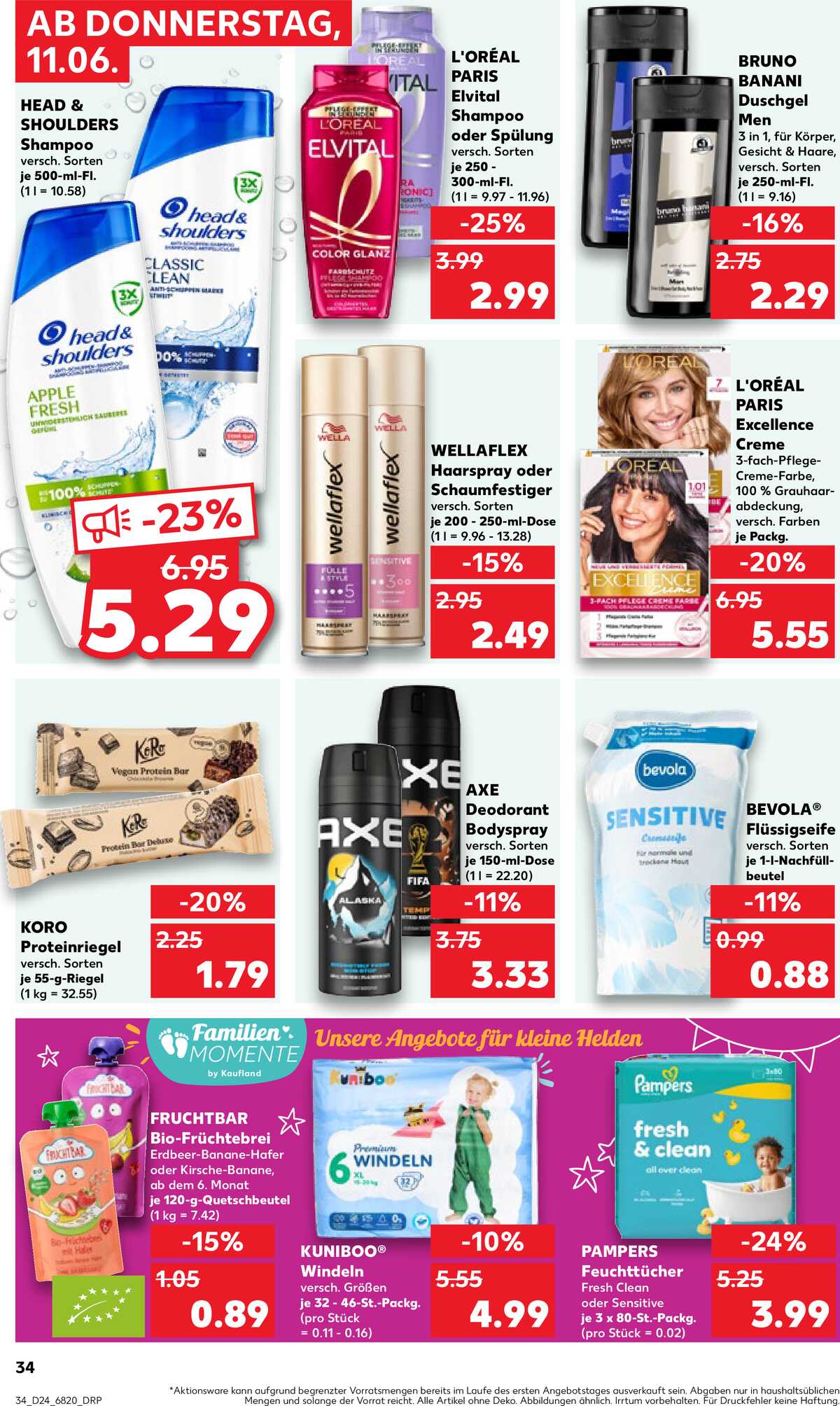 Leták Kaufland Německo 11.6.-17.6.2026 strana 34