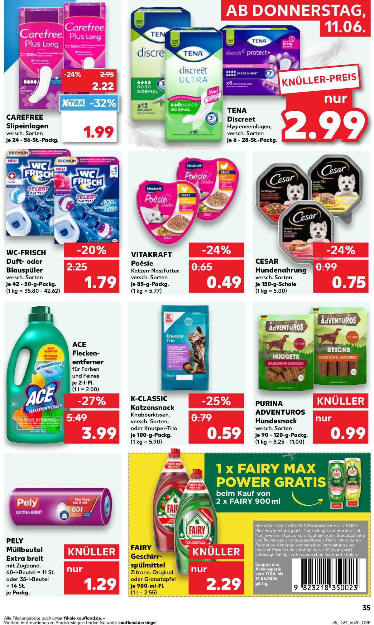 Leták Kaufland Německo 11.6.-17.6.2026 strana 35
