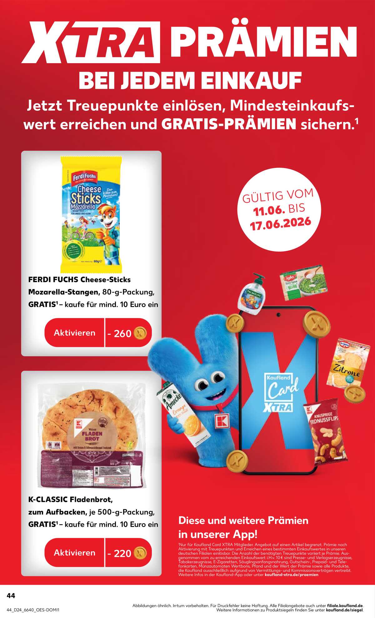 Leták Kaufland Německo 11.6.-17.6.2026 strana 44