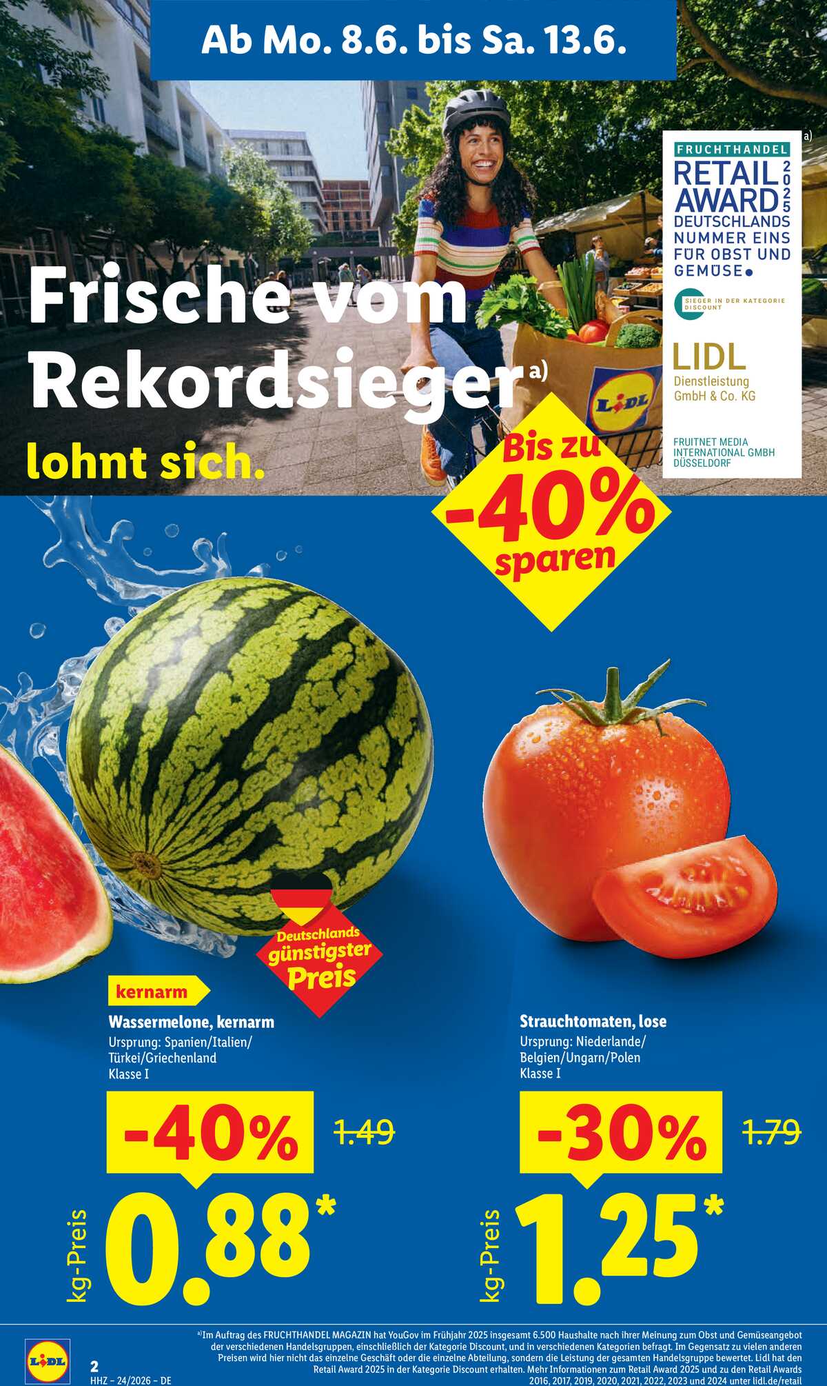 Leták Lidl Německo 8.6.-13.6.2026 strana 6