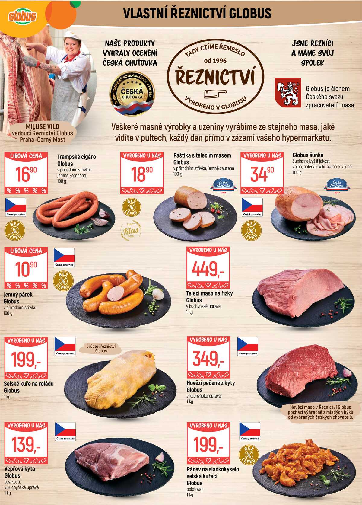 Akční leták Globus 10.6. - 16.6.2026 - Globus Praha - Centrum Černý Most strana 3