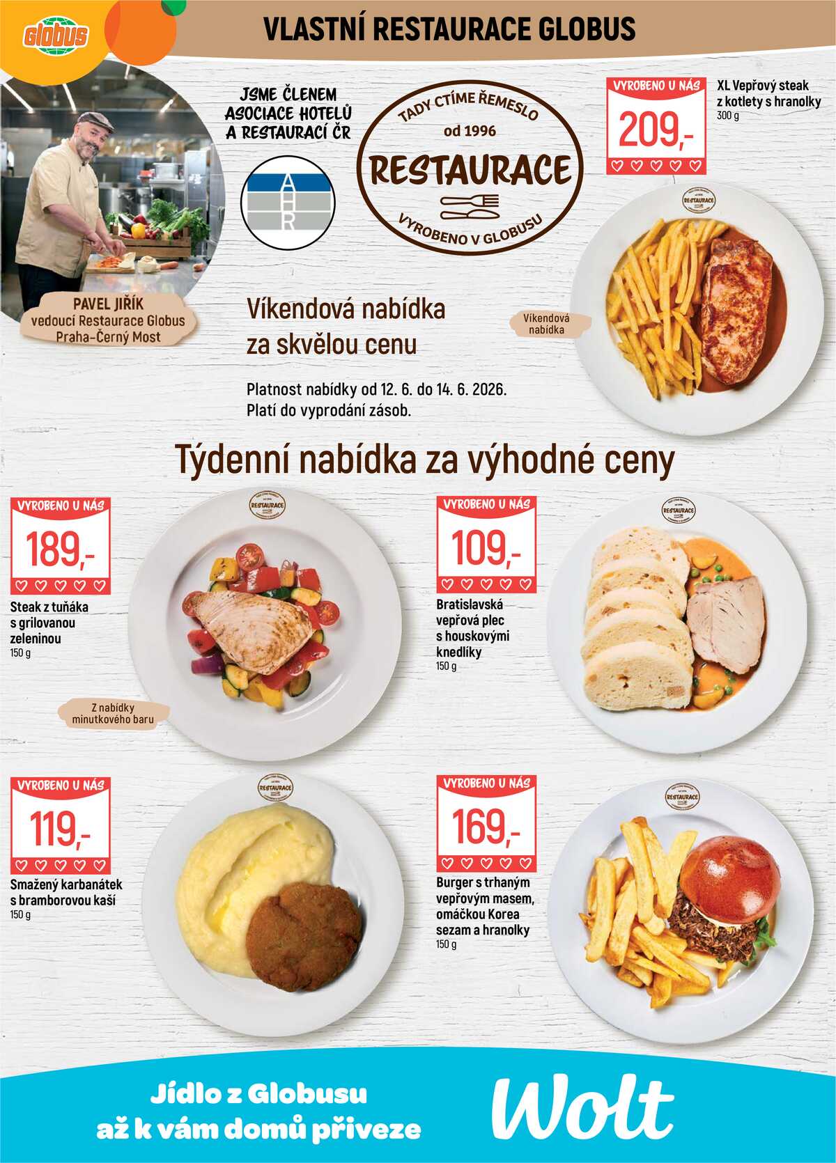 Akční leták Globus 10.6. - 16.6.2026 - Globus Praha - Centrum Černý Most strana 5