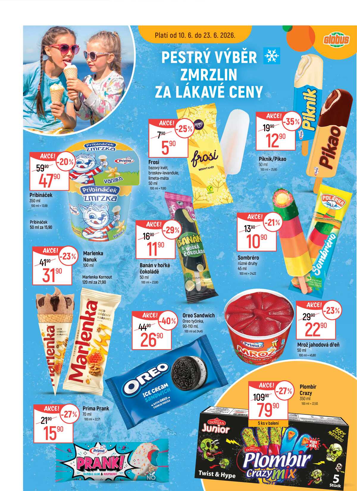 Akční leták Globus 10.6. - 16.6.2026 - Globus Praha - Centrum Černý Most strana 7