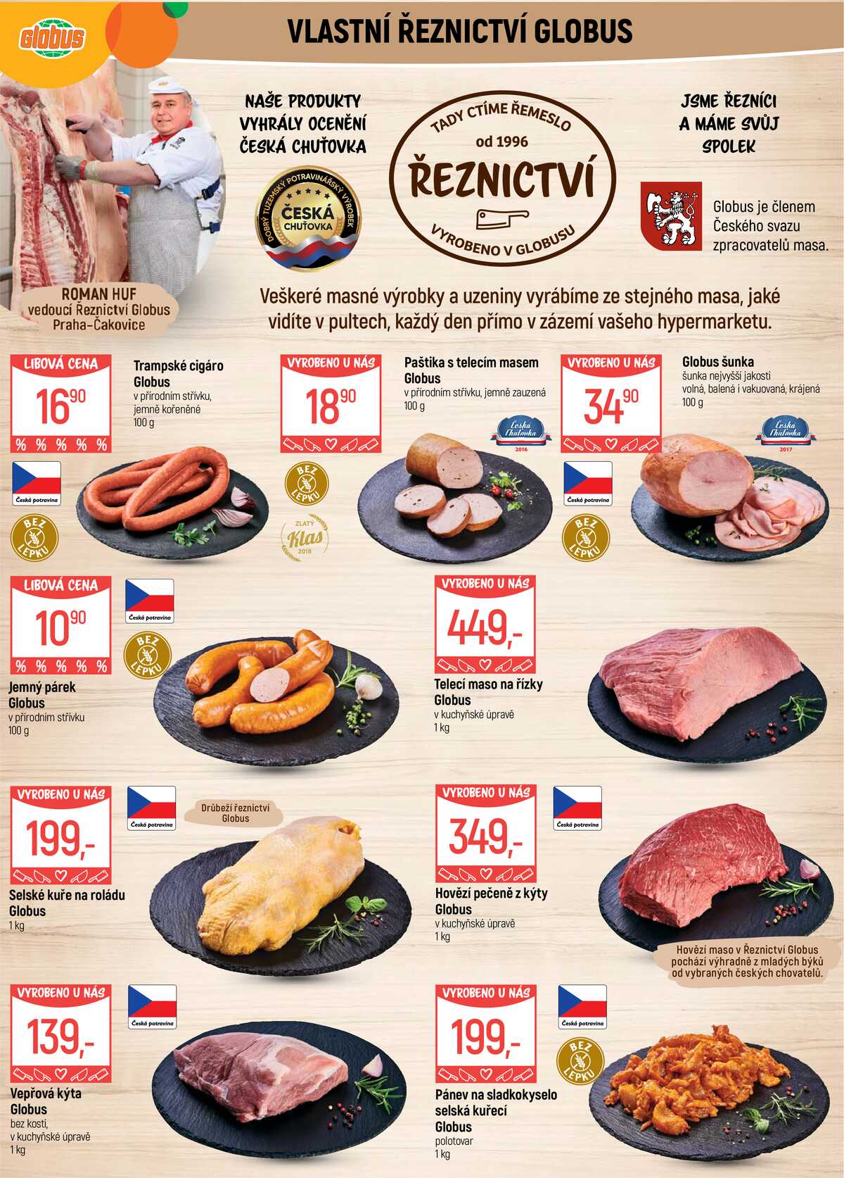 Akční leták Globus 10.6. - 16.6.2026 - Globus Praha - Čakovice strana 3