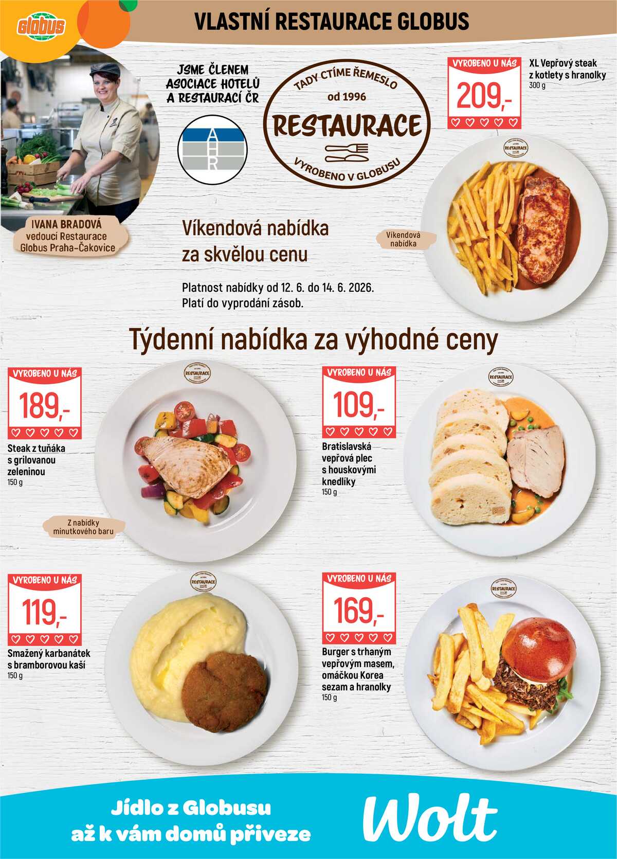 Akční leták Globus 10.6. - 16.6.2026 - Globus Praha - Čakovice strana 5