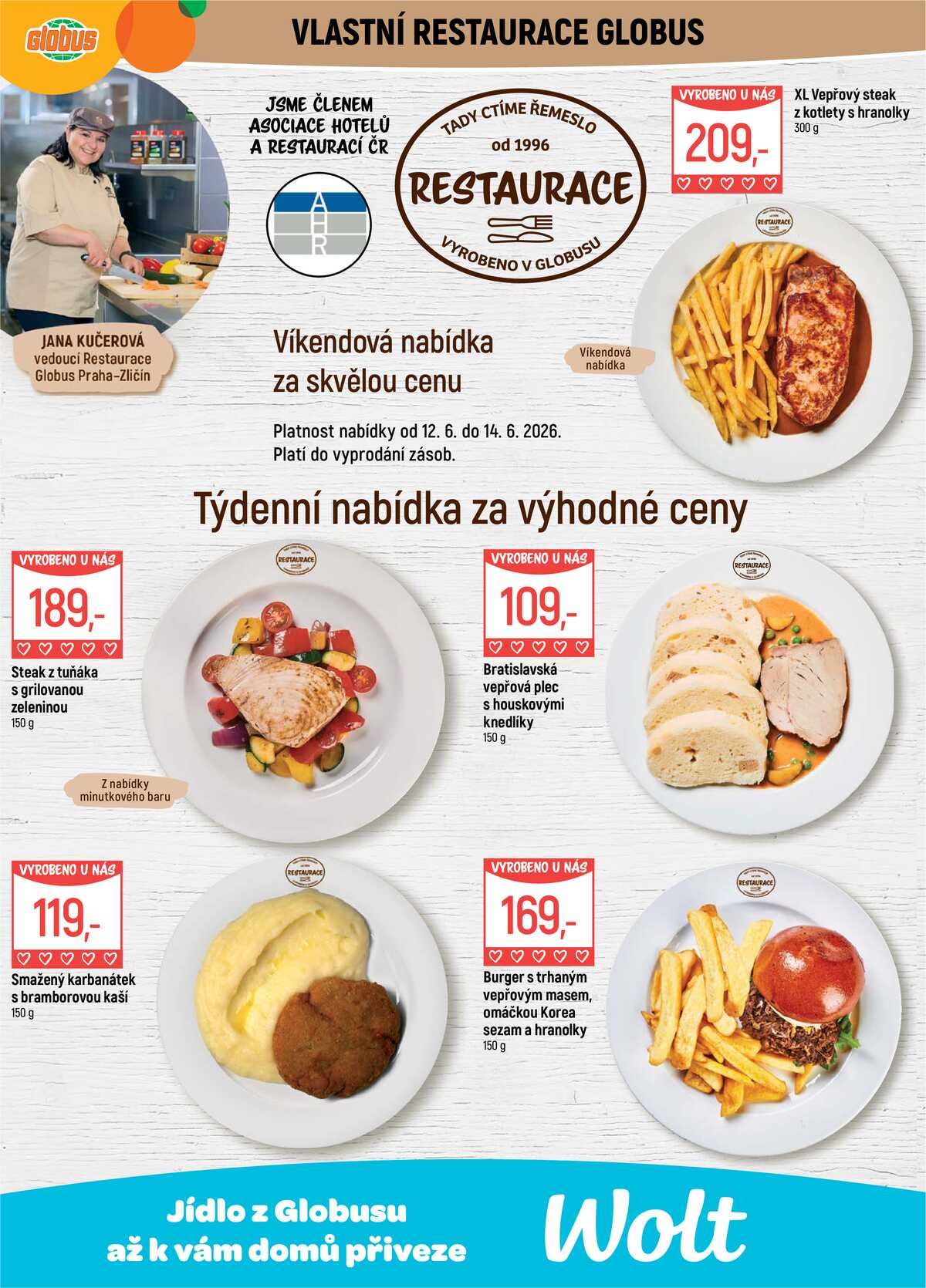Akční leták Globus 10.6. - 16.6.2026 - Globus Praha - Zličín strana 5