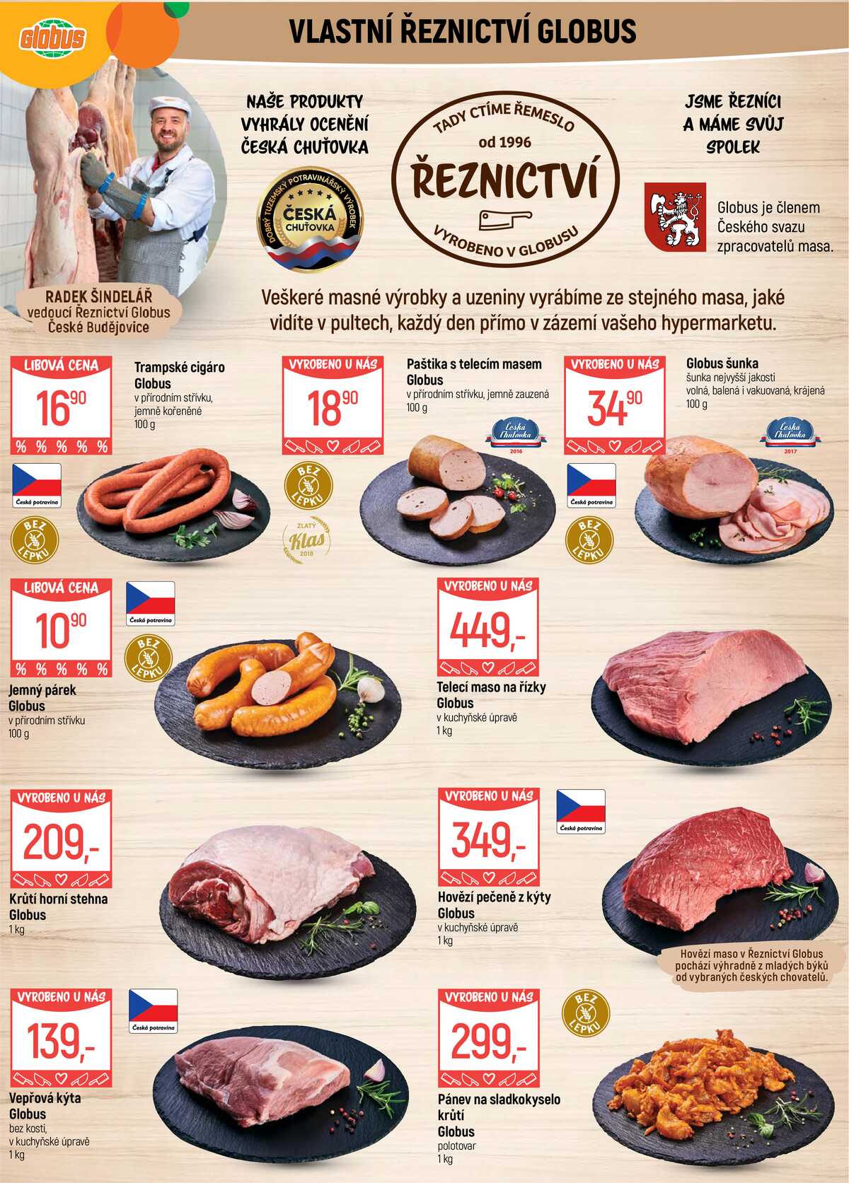 Akční leták Globus 10.6. - 16.6.2026 - Globus České Budějovice strana 3