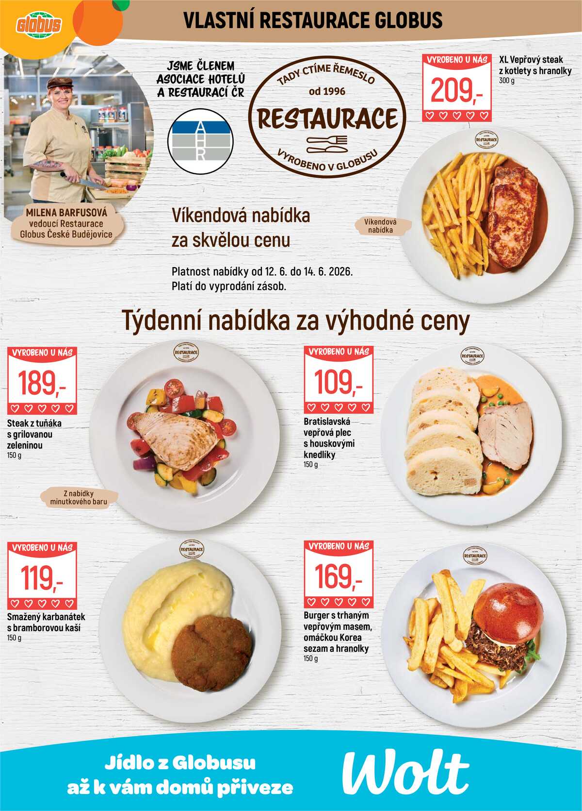 Akční leták Globus 10.6. - 16.6.2026 - Globus České Budějovice strana 5