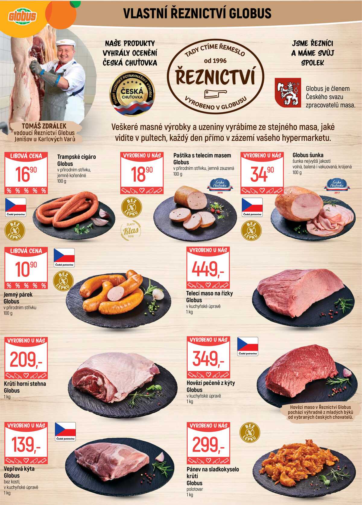 Akční leták Globus 10.6. - 16.6.2026 - Globus Jenišov u Karlových Varů strana 3